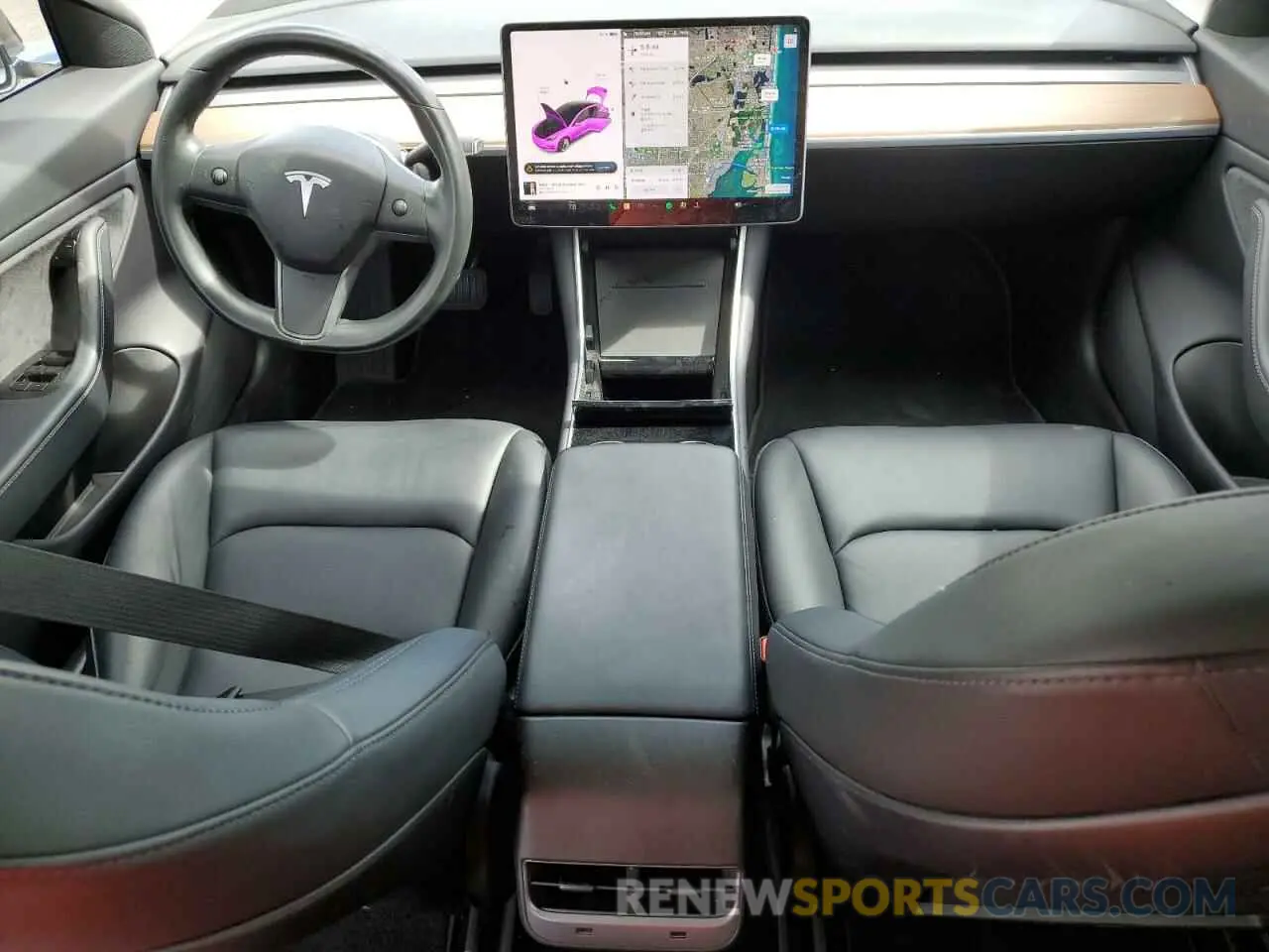 8 Photograph of a damaged car 5YJ3E1EA6KF314360 TESLA MODEL 3 2019