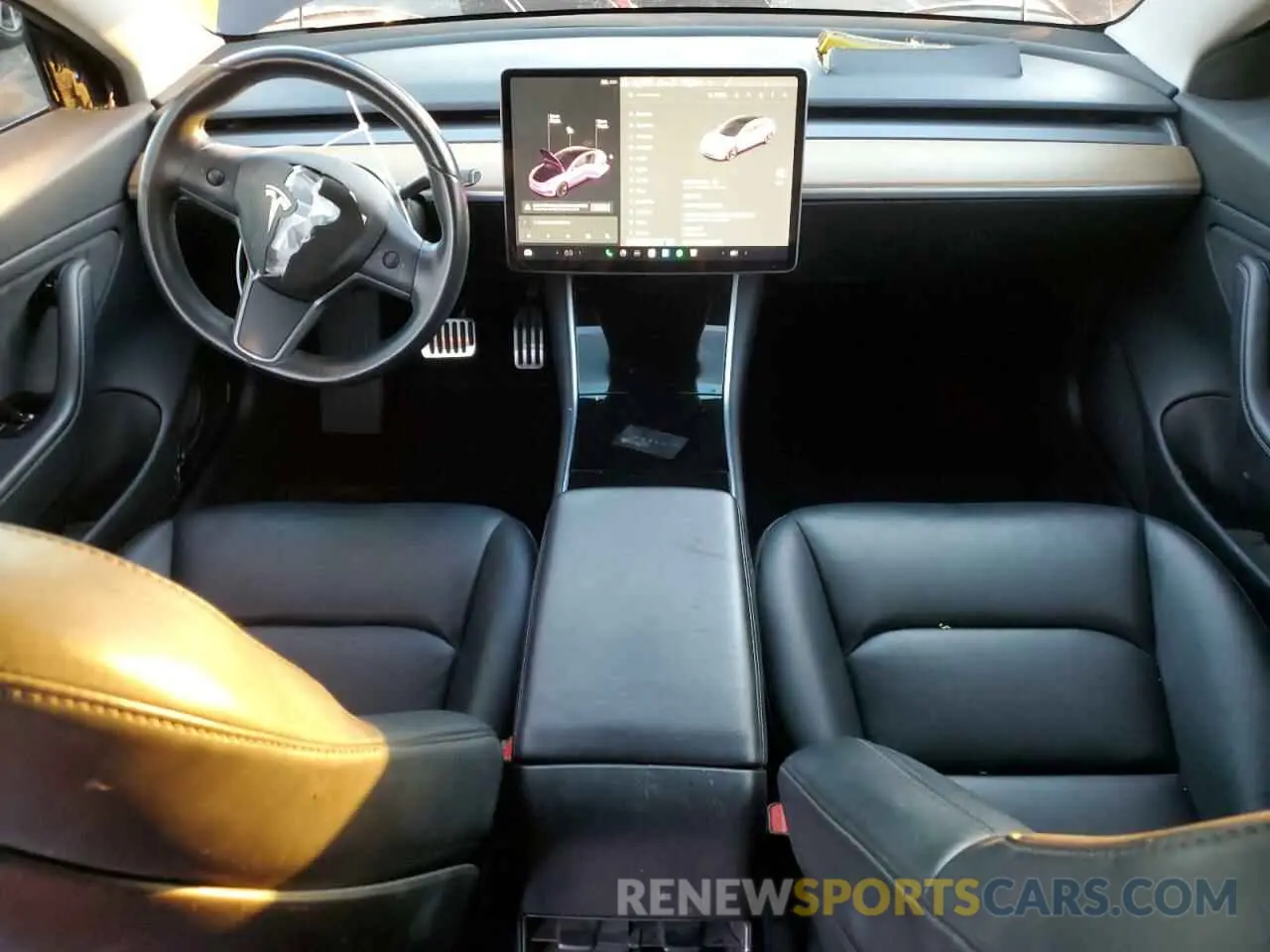 8 Фотография поврежденного автомобиля 5YJ3E1EA6KF361758 TESLA MODEL 3 2019