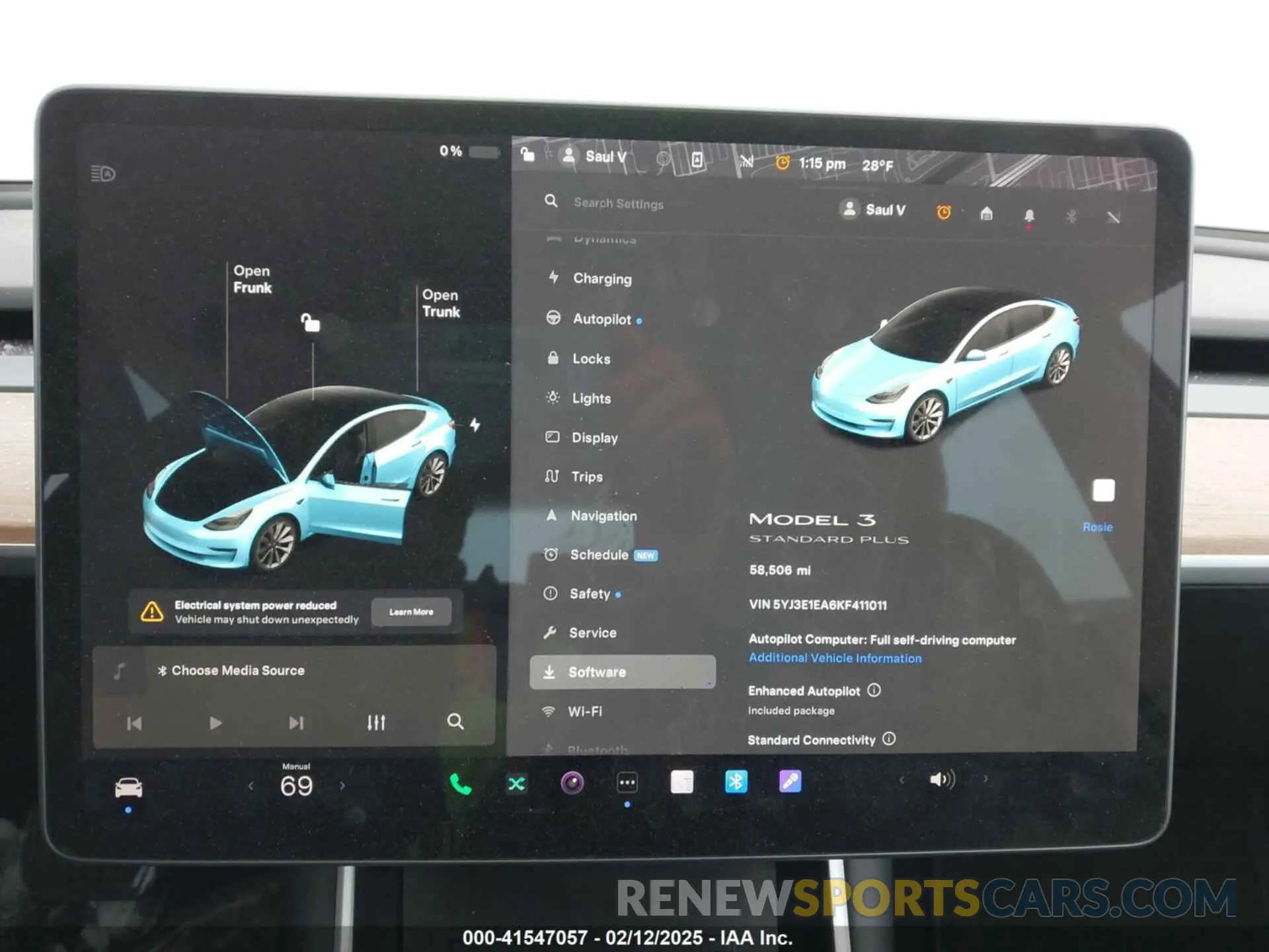 19 Photograph of a damaged car 5YJ3E1EA6KF411011 TESLA MODEL 3 2019