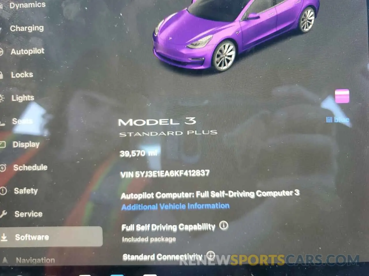 9 Фотография поврежденного автомобиля 5YJ3E1EA6KF412837 TESLA MODEL 3 2019
