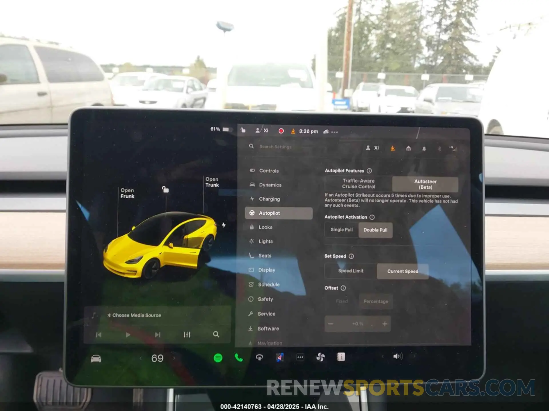 19 Фотография поврежденного автомобиля 5YJ3E1EA6KF415656 TESLA MODEL 3 2019