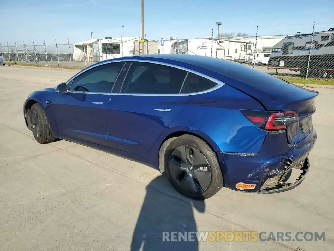 2 Photograph of a damaged car 5YJ3E1EA6KF424907 TESLA MODEL 3 2019