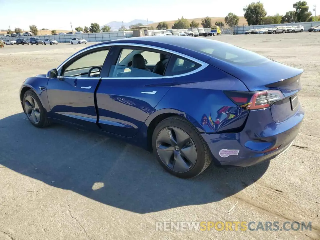 2 Photograph of a damaged car 5YJ3E1EA6KF436068 TESLA MODEL 3 2019