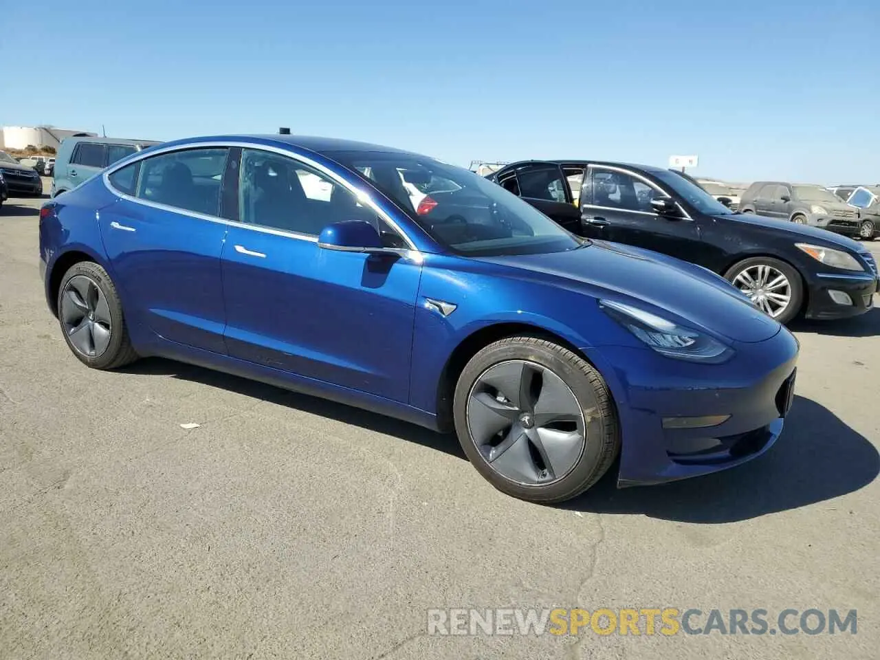 4 Photograph of a damaged car 5YJ3E1EA6KF436068 TESLA MODEL 3 2019
