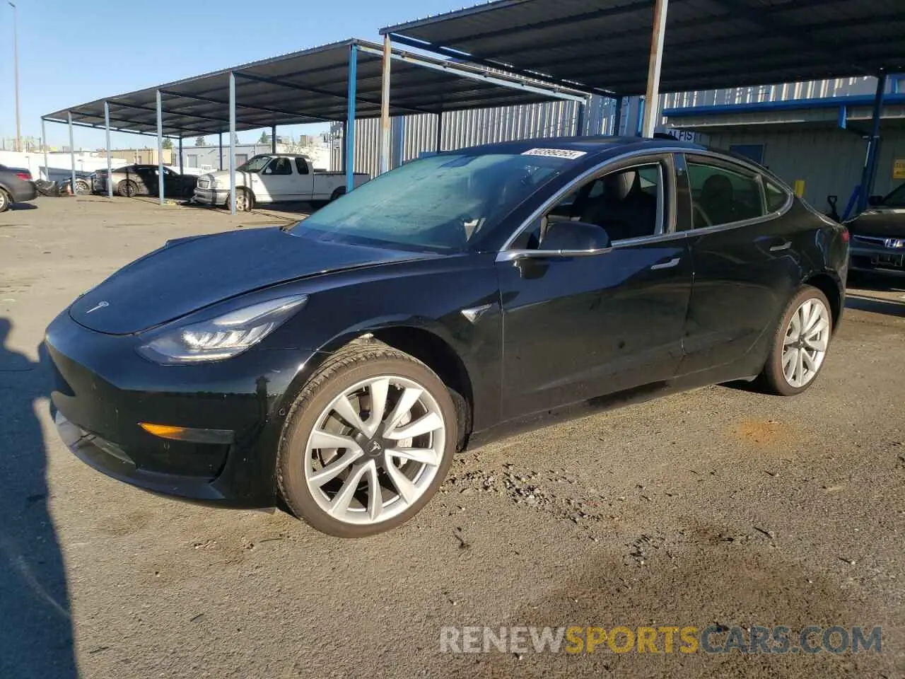 1 Фотография поврежденного автомобиля 5YJ3E1EA6KF436152 TESLA MODEL 3 2019