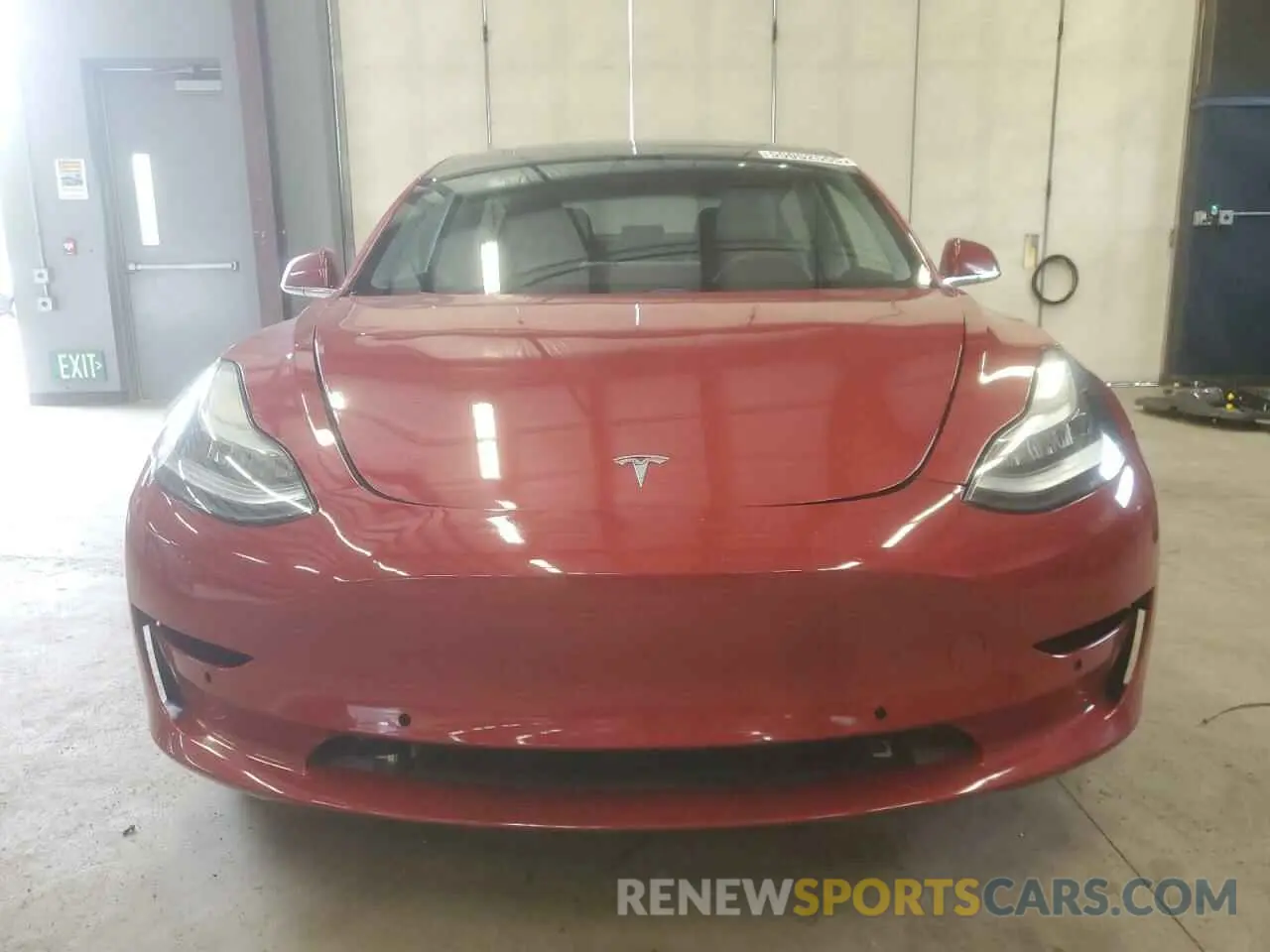 5 Photograph of a damaged car 5YJ3E1EA6KF447023 TESLA MODEL 3 2019