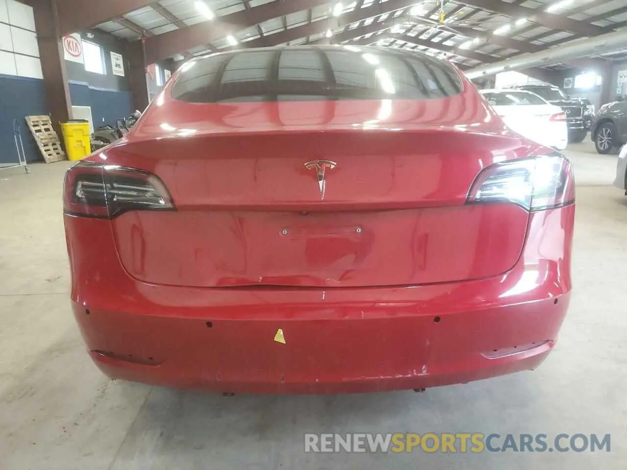 6 Photograph of a damaged car 5YJ3E1EA6KF447023 TESLA MODEL 3 2019