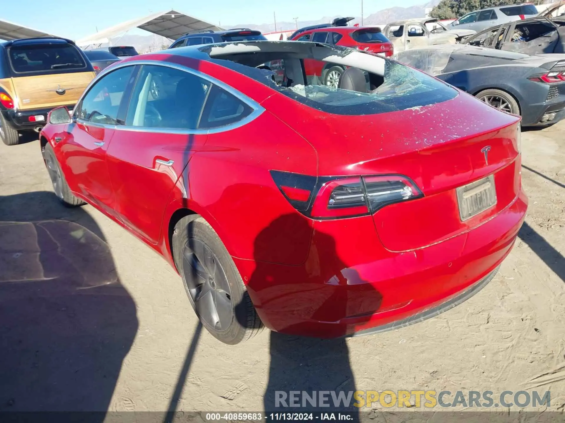 3 Фотография поврежденного автомобиля 5YJ3E1EA6KF464033 TESLA MODEL 3 2019