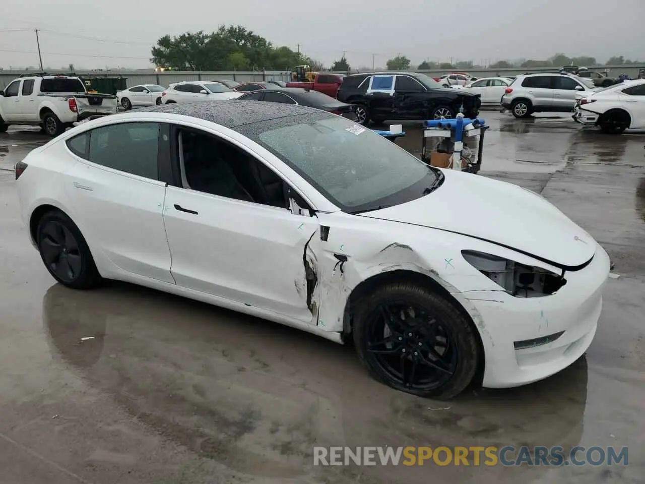 4 Фотография поврежденного автомобиля 5YJ3E1EA6KF504059 TESLA MODEL 3 2019