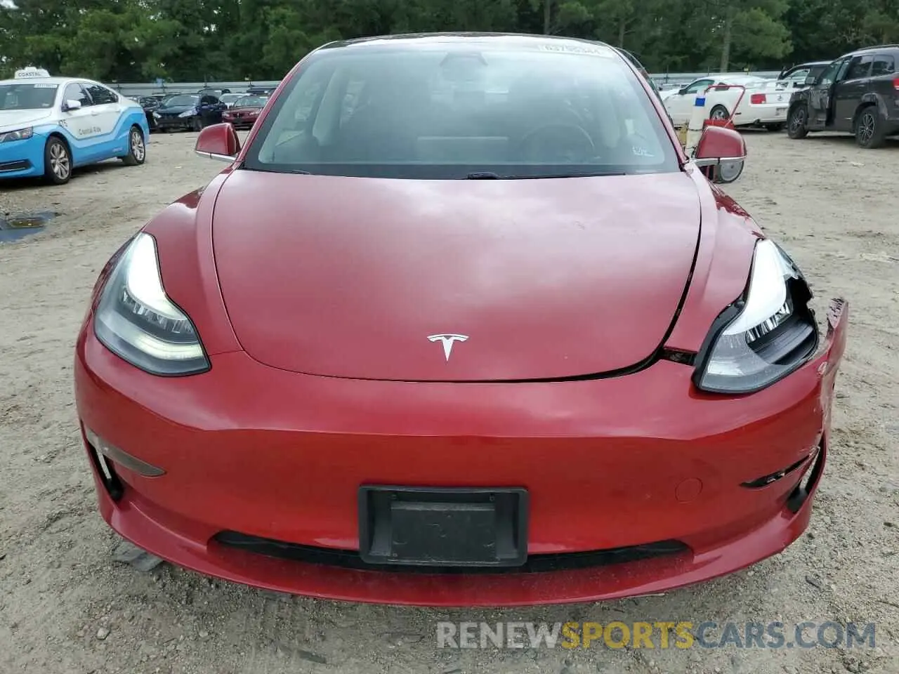 5 Photograph of a damaged car 5YJ3E1EA7KF298895 TESLA MODEL 3 2019