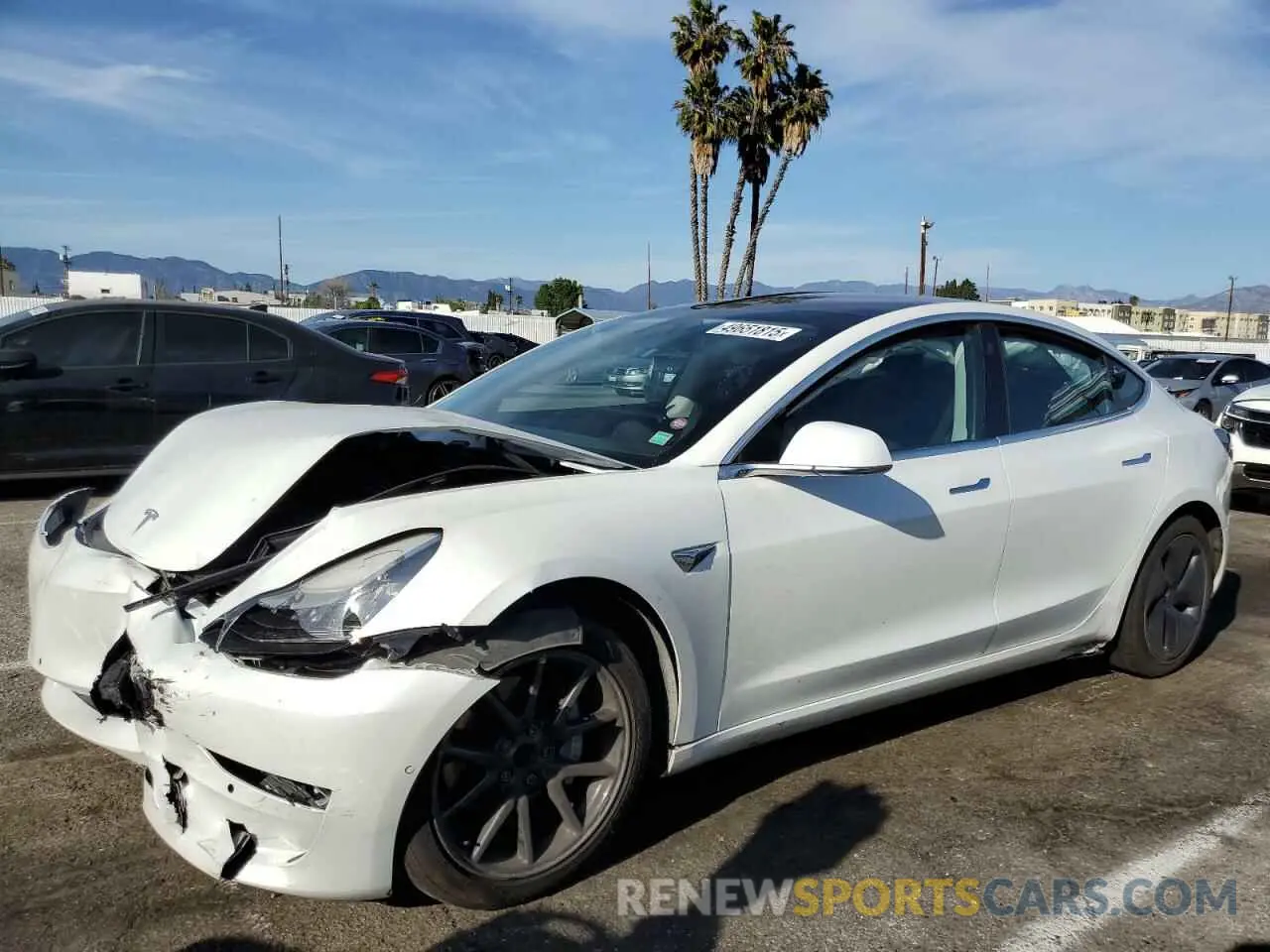 1 Фотография поврежденного автомобиля 5YJ3E1EA7KF300175 TESLA MODEL 3 2019