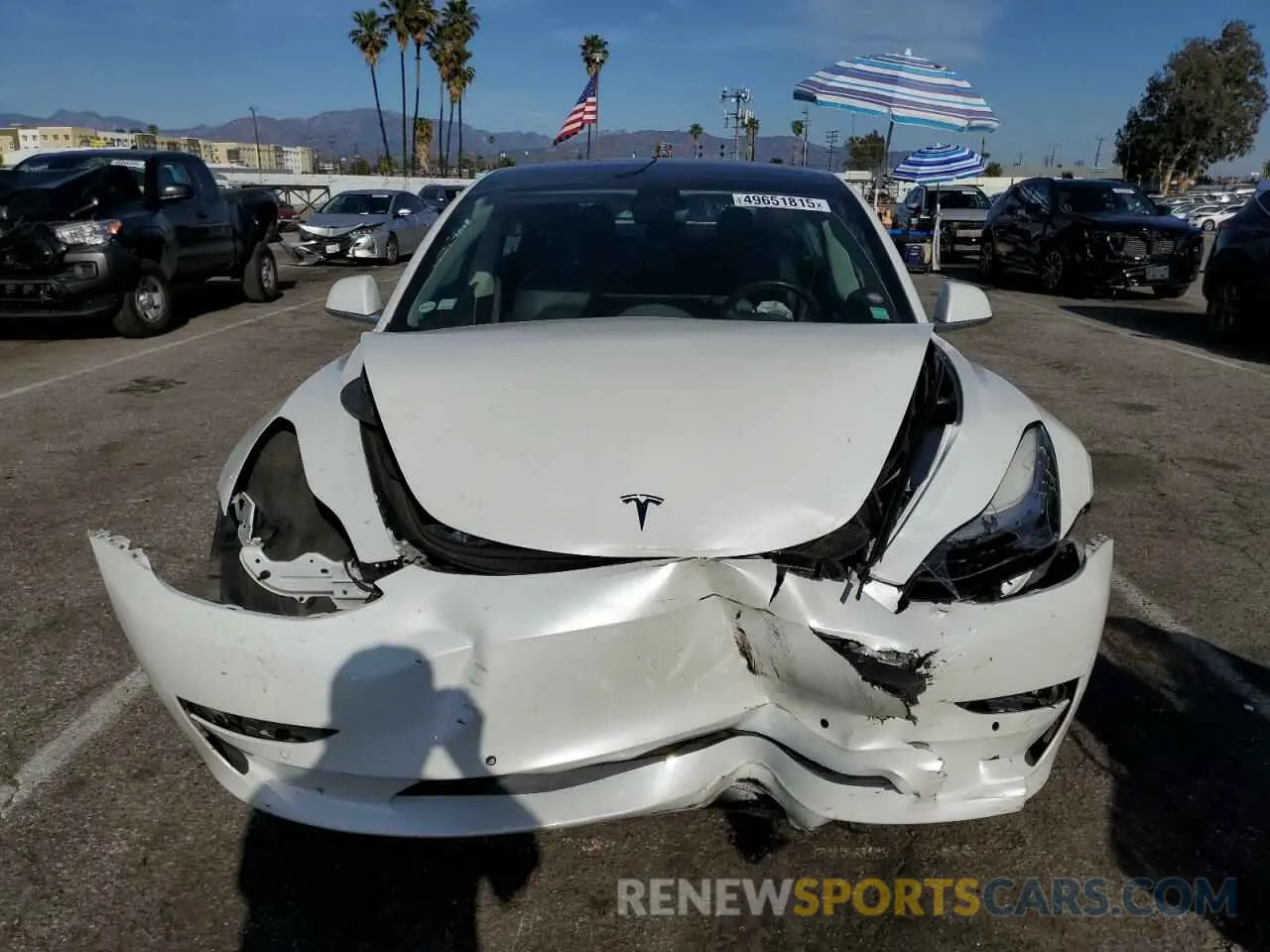 5 Фотография поврежденного автомобиля 5YJ3E1EA7KF300175 TESLA MODEL 3 2019