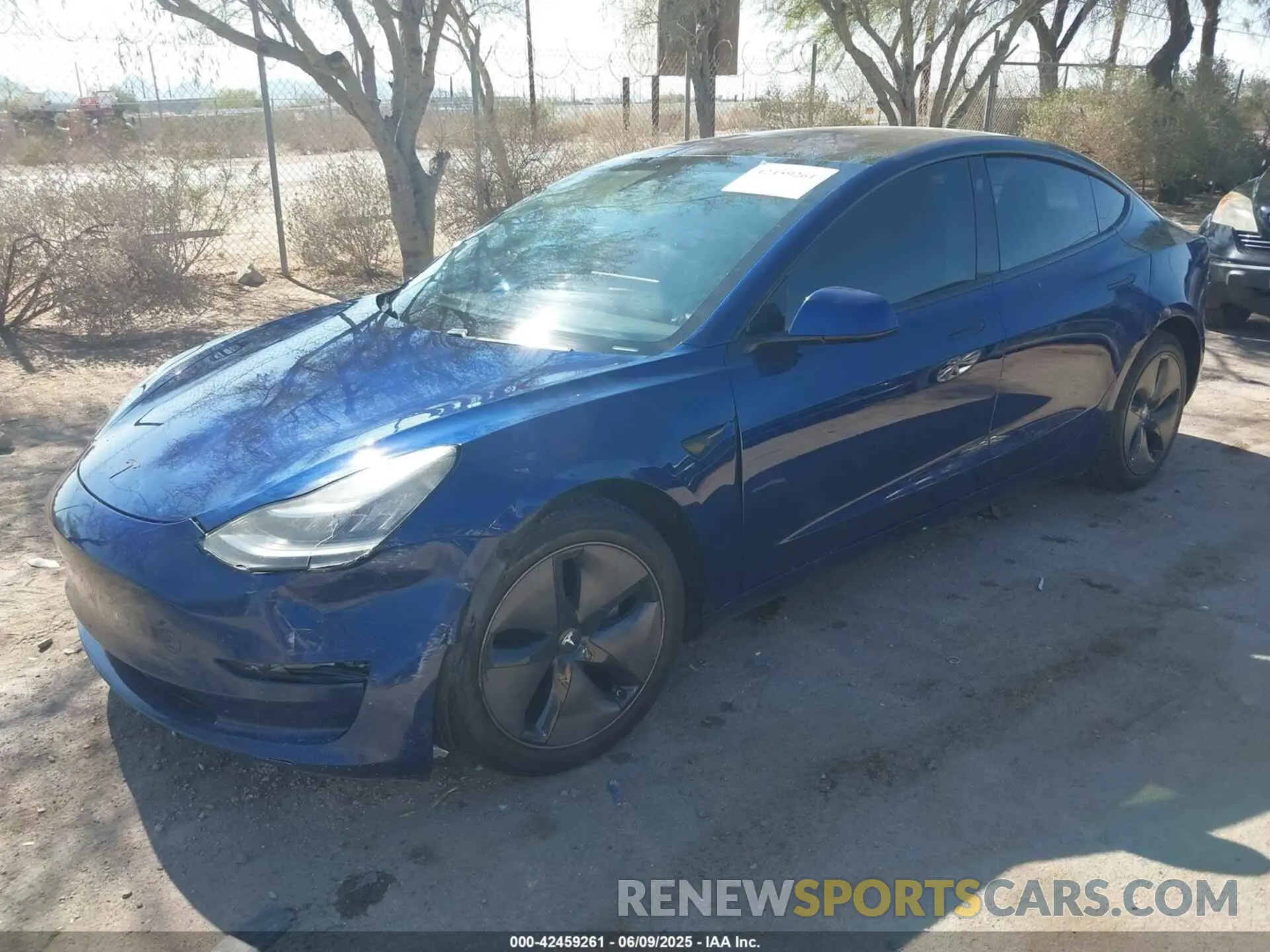2 Photograph of a damaged car 5YJ3E1EA7KF308860 TESLA MODEL 3 2019