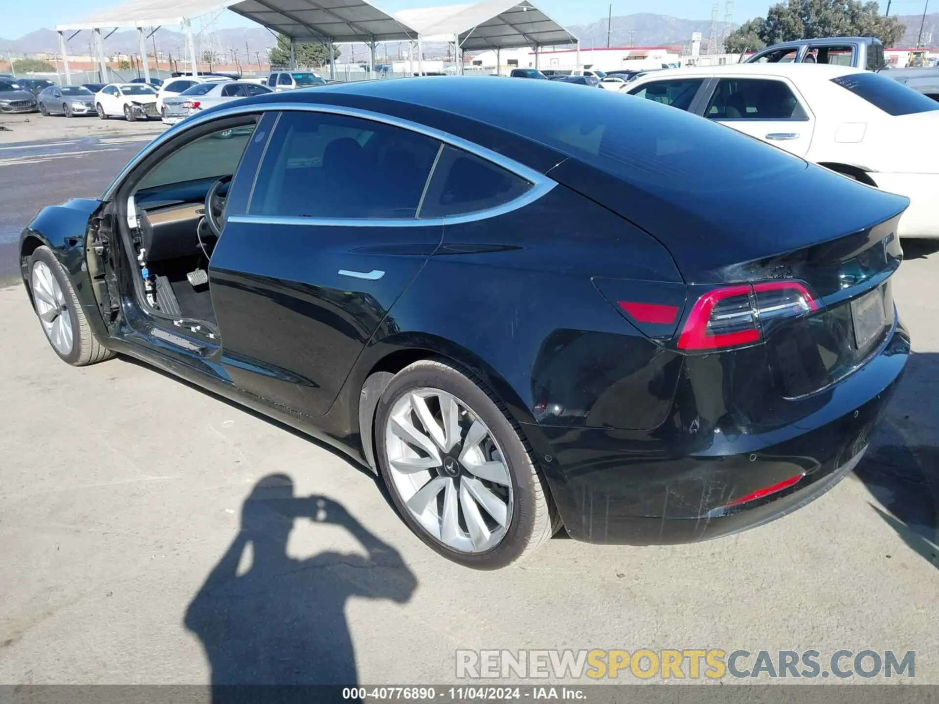 3 Photograph of a damaged car 5YJ3E1EA7KF314237 TESLA MODEL 3 2019
