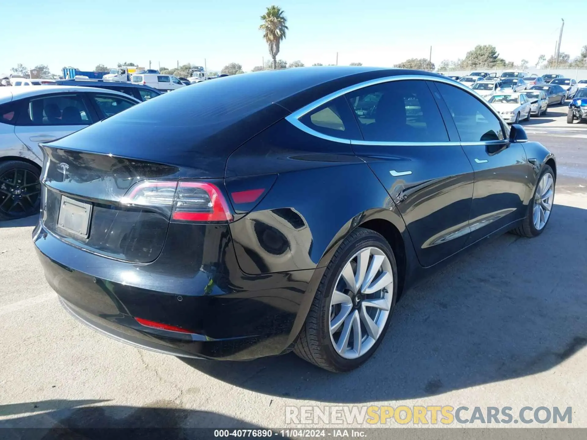 4 Photograph of a damaged car 5YJ3E1EA7KF314237 TESLA MODEL 3 2019