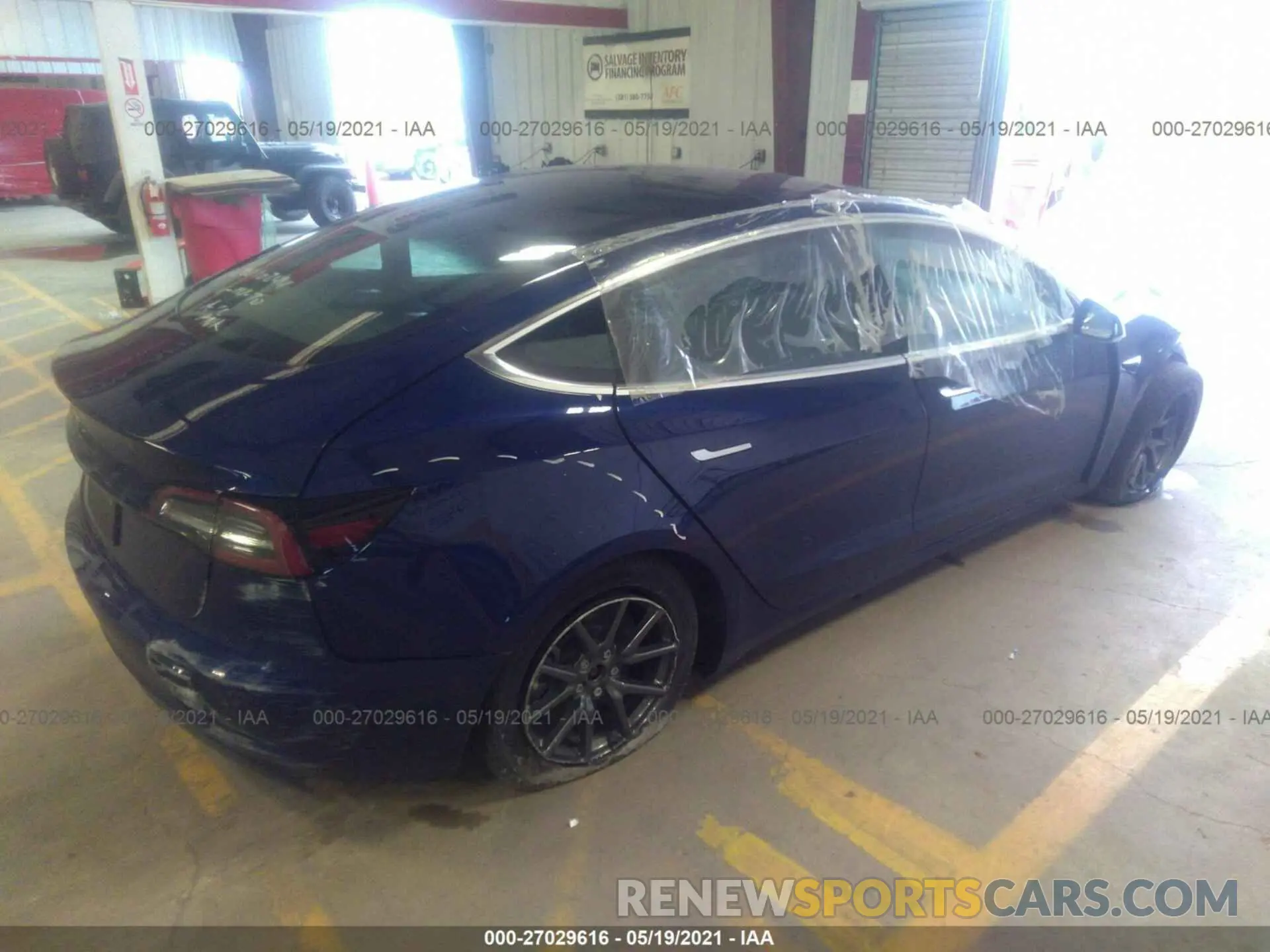 4 Photograph of a damaged car 5YJ3E1EA7KF326081 TESLA MODEL 3 2019