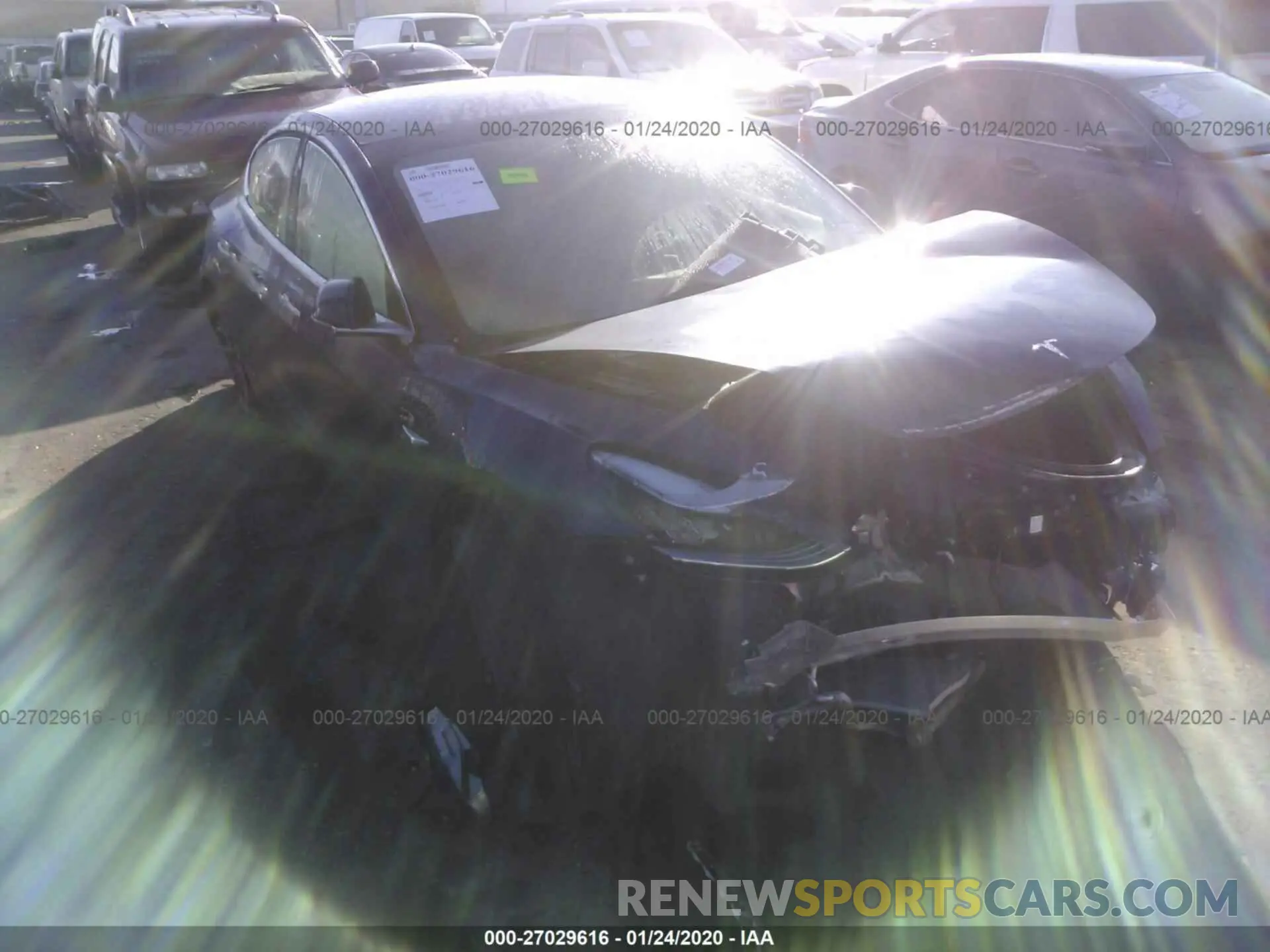 6 Photograph of a damaged car 5YJ3E1EA7KF326081 TESLA MODEL 3 2019