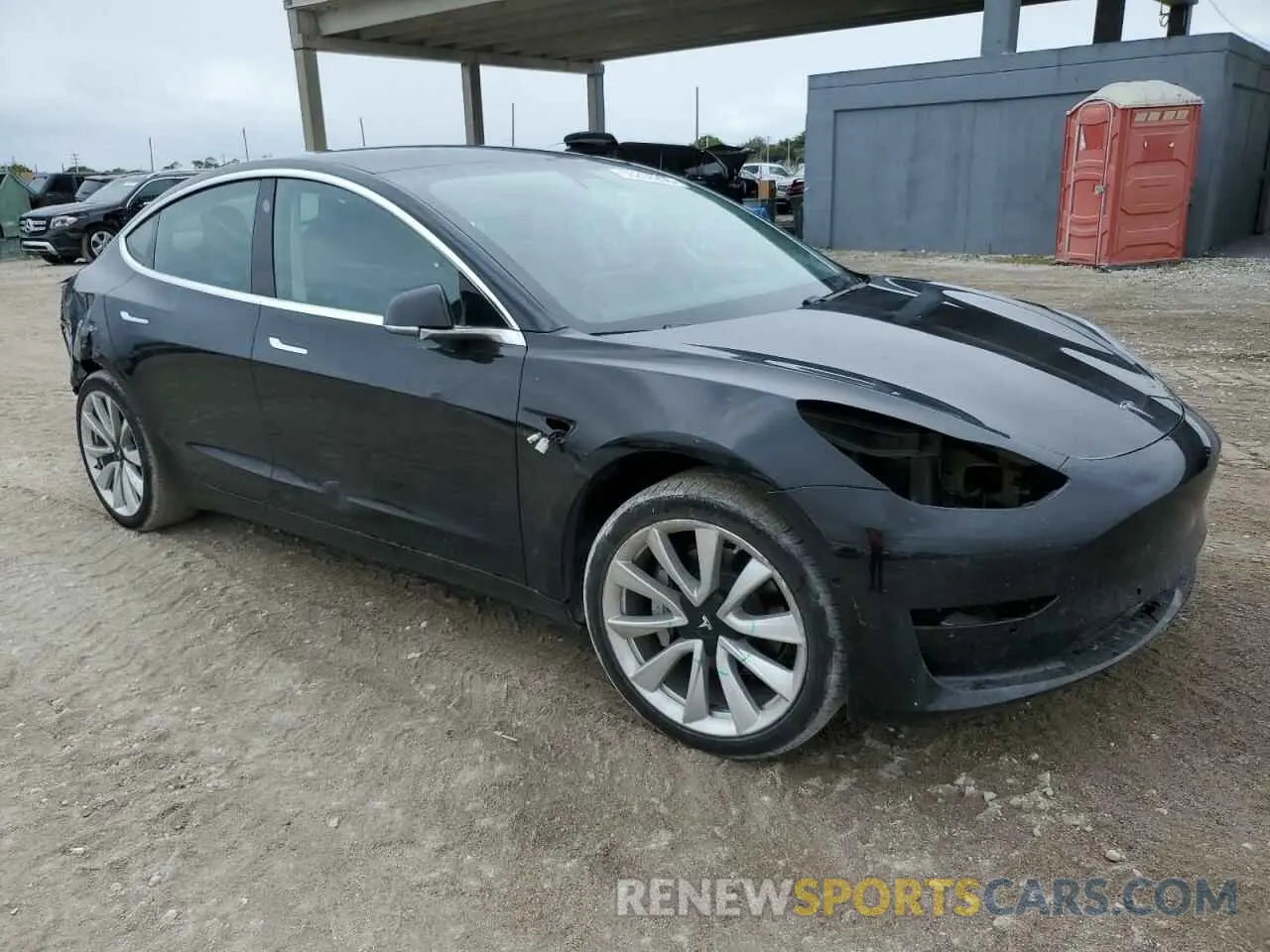 4 Photograph of a damaged car 5YJ3E1EA7KF412426 TESLA MODEL 3 2019
