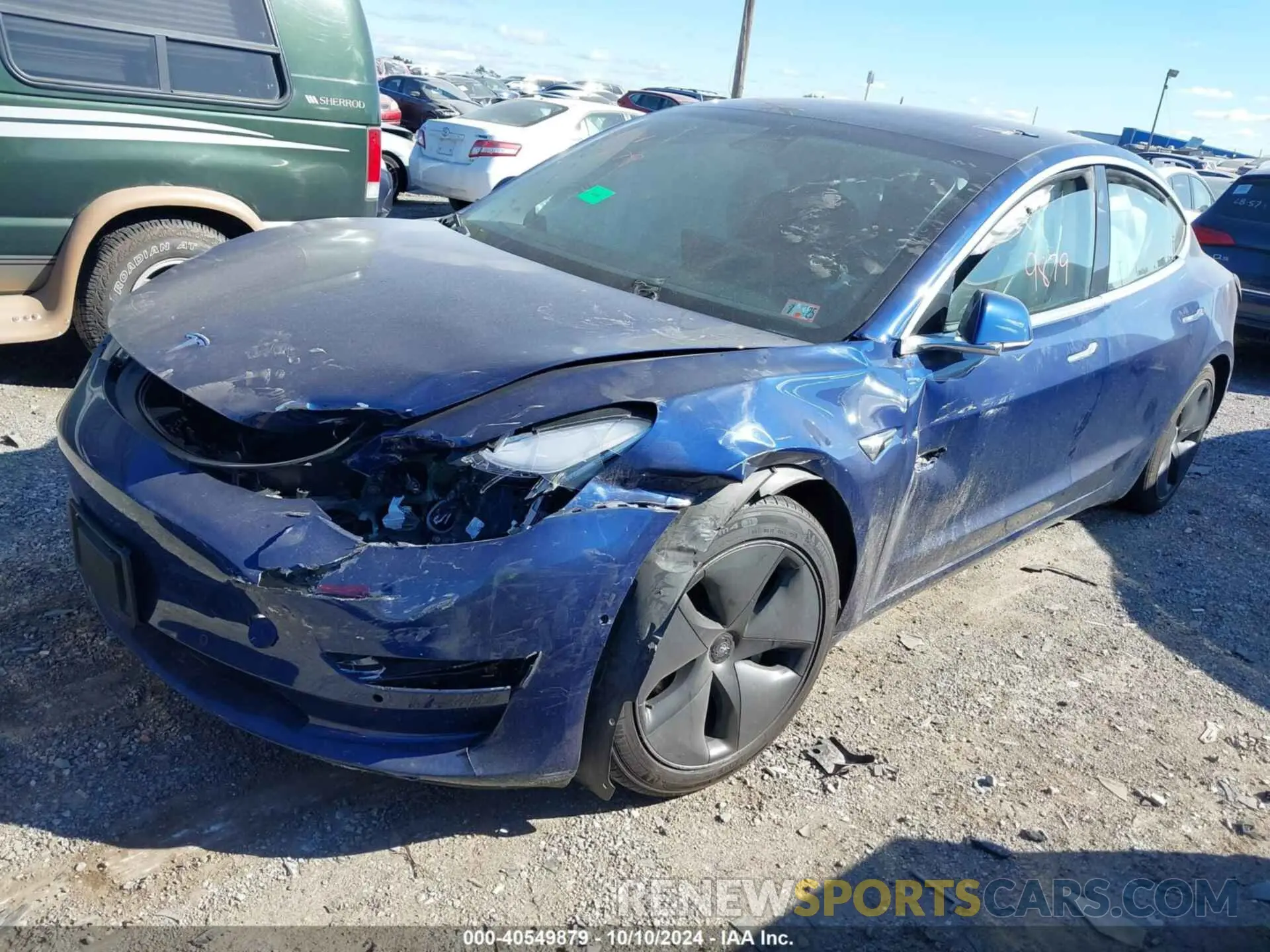 2 Фотография поврежденного автомобиля 5YJ3E1EA7KF414371 TESLA MODEL 3 2019