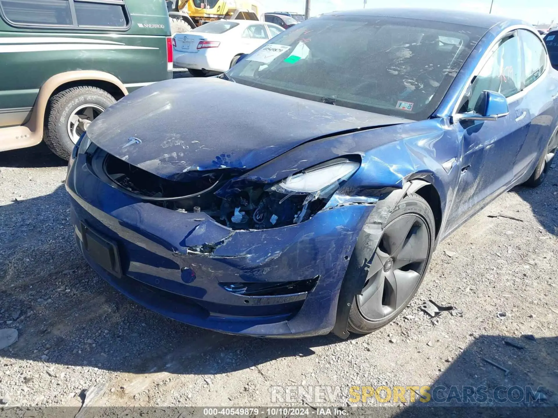 6 Фотография поврежденного автомобиля 5YJ3E1EA7KF414371 TESLA MODEL 3 2019