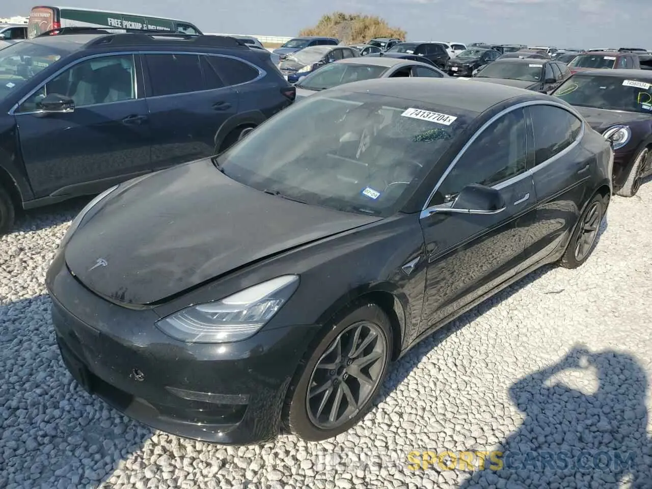 1 Фотография поврежденного автомобиля 5YJ3E1EA7KF425774 TESLA MODEL 3 2019