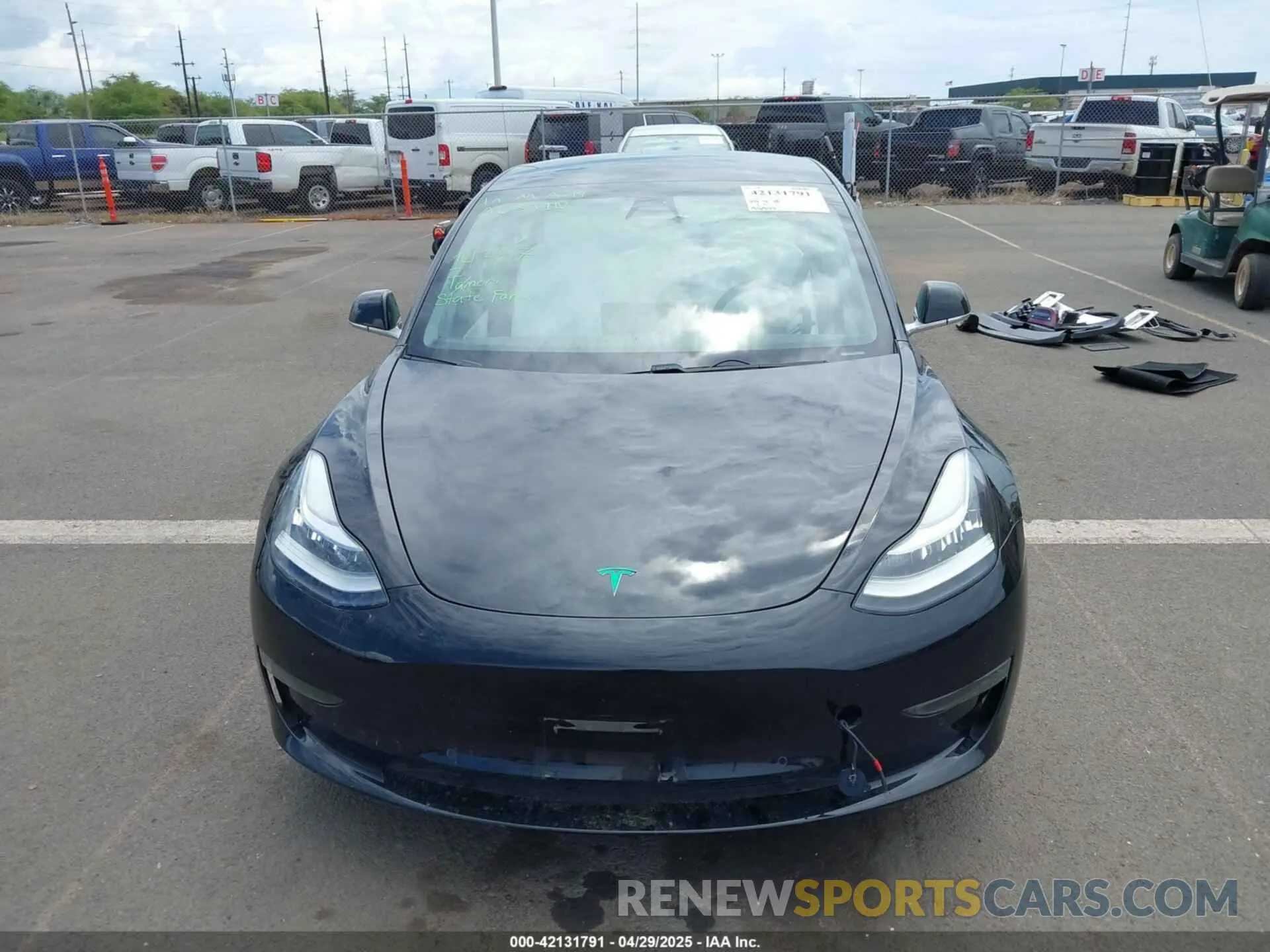 13 Photograph of a damaged car 5YJ3E1EA7KF445166 TESLA MODEL 3 2019