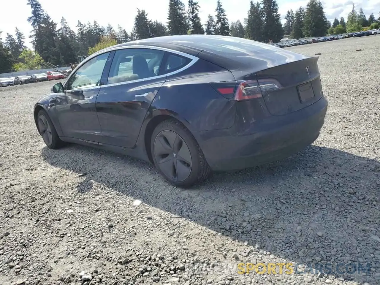 2 Photograph of a damaged car 5YJ3E1EA7KF485487 TESLA MODEL 3 2019