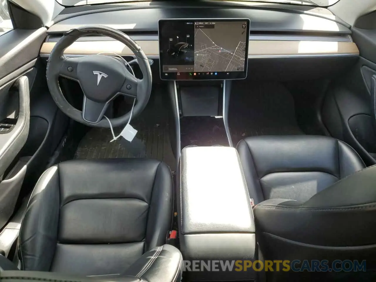 8 Photograph of a damaged car 5YJ3E1EA7KF485487 TESLA MODEL 3 2019