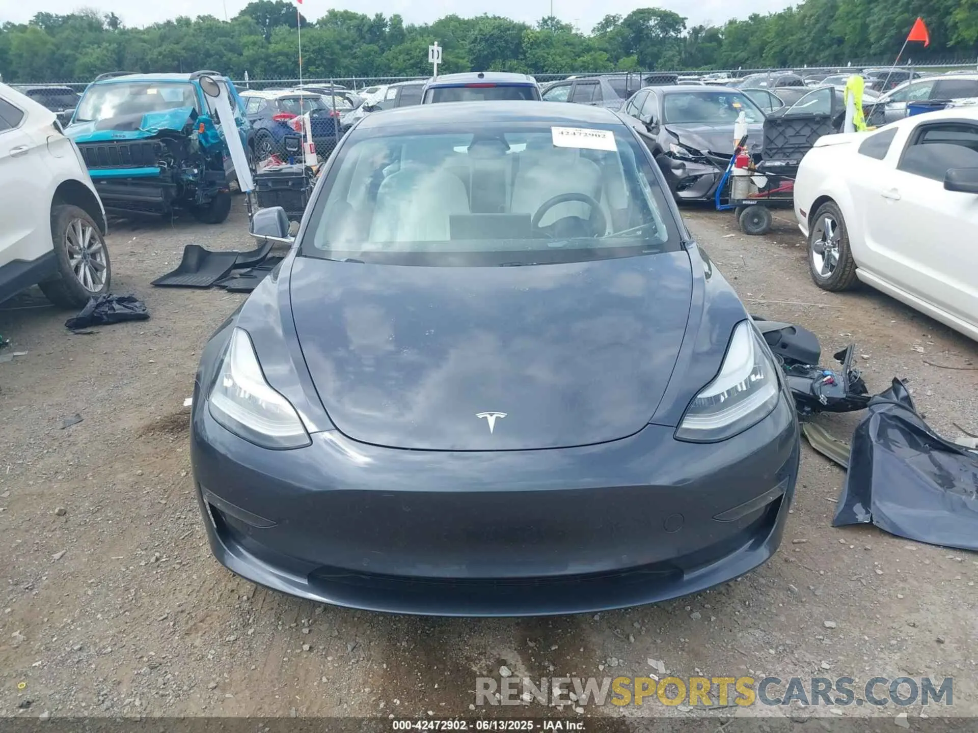 12 Фотография поврежденного автомобиля 5YJ3E1EA7KF529830 TESLA MODEL 3 2019