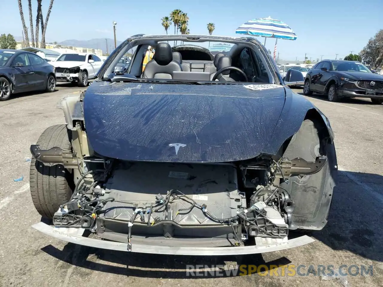 5 Фотография поврежденного автомобиля 5YJ3E1EA8KF306096 TESLA MODEL 3 2019
