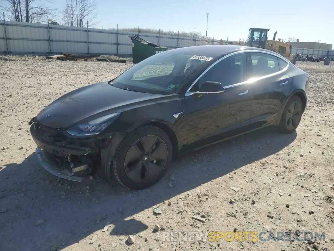 1 Фотография поврежденного автомобиля 5YJ3E1EA8KF313291 TESLA MODEL 3 2019