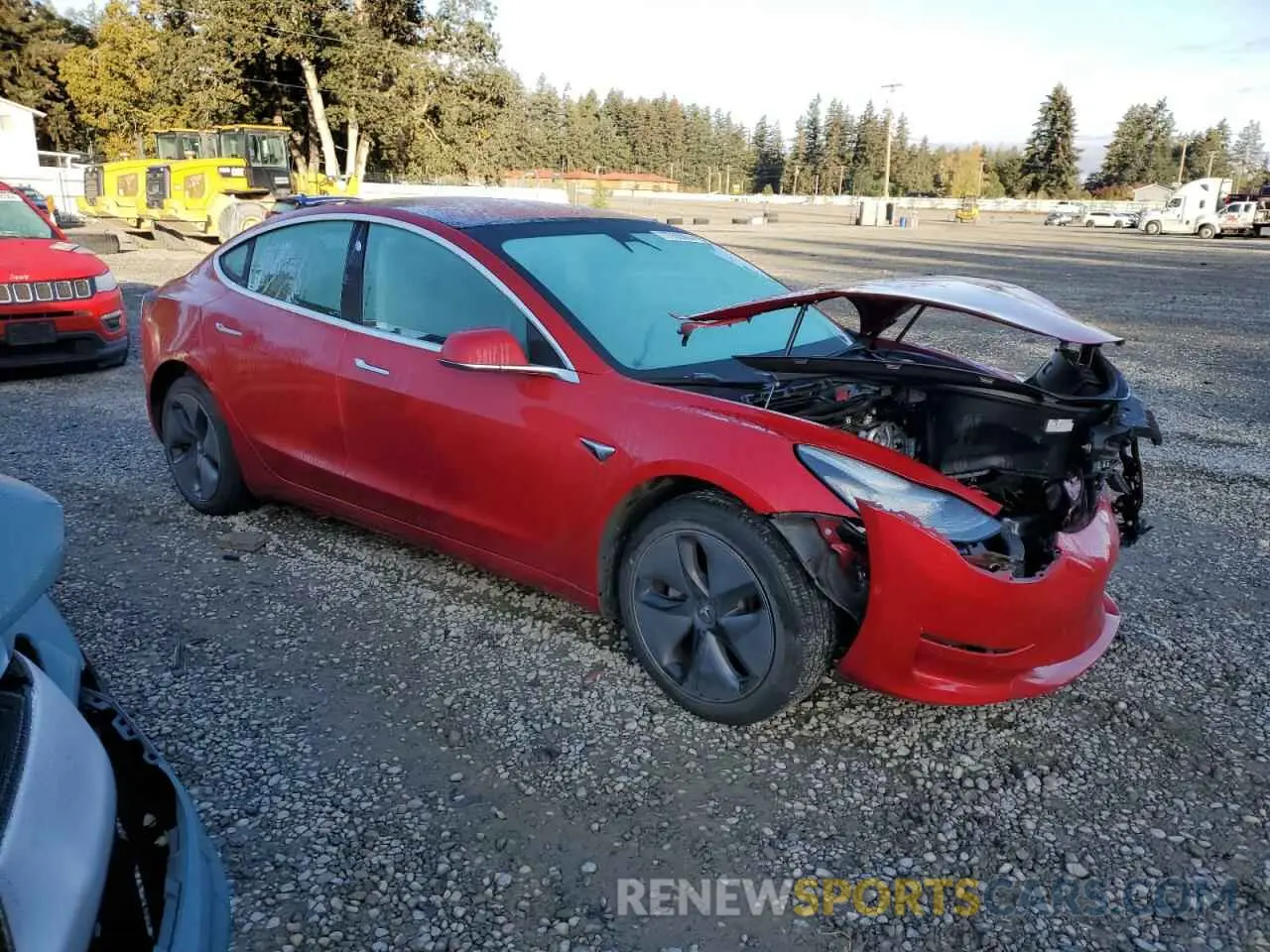 4 Photograph of a damaged car 5YJ3E1EA8KF313775 TESLA MODEL 3 2019