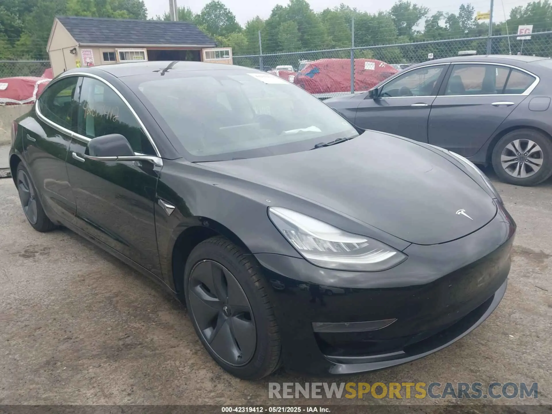 1 Photograph of a damaged car 5YJ3E1EA8KF400009 TESLA MODEL 3 2019