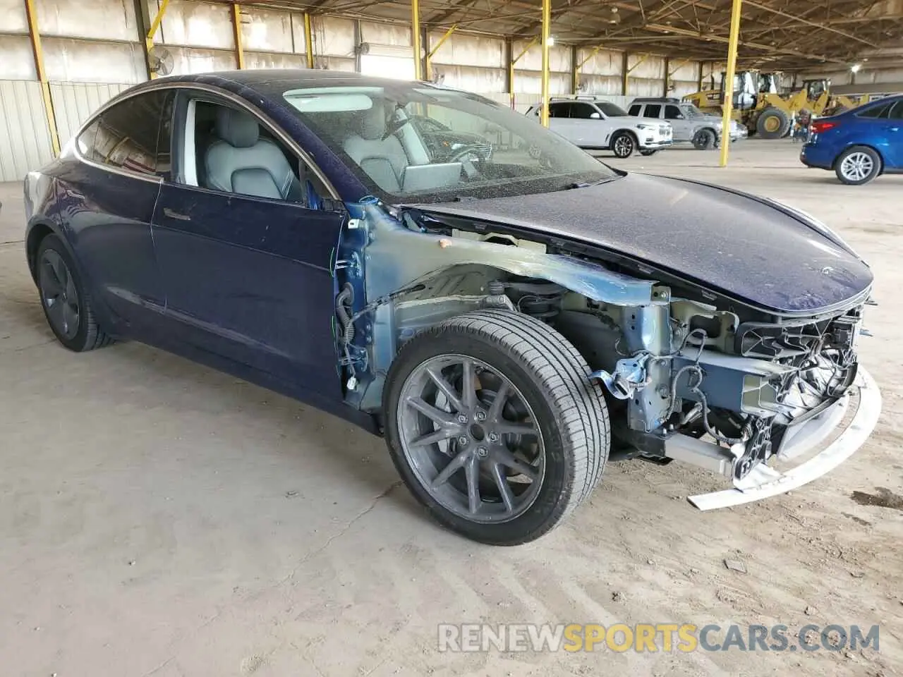4 Photograph of a damaged car 5YJ3E1EA8KF416467 TESLA MODEL 3 2019