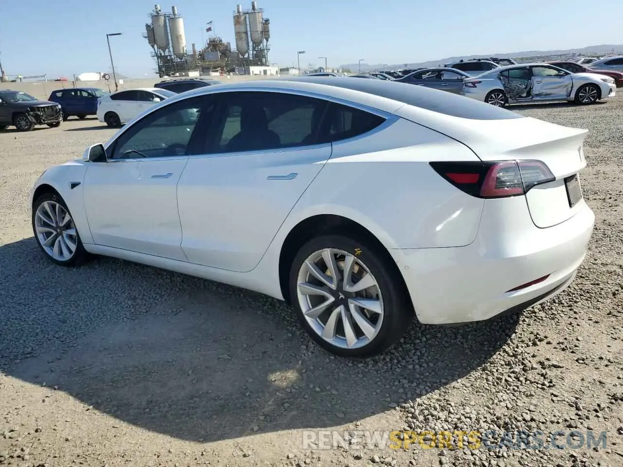 2 Photograph of a damaged car 5YJ3E1EA8KF417568 TESLA MODEL 3 2019