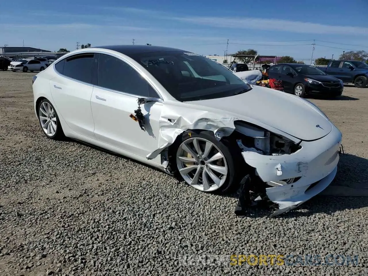 4 Photograph of a damaged car 5YJ3E1EA8KF417568 TESLA MODEL 3 2019