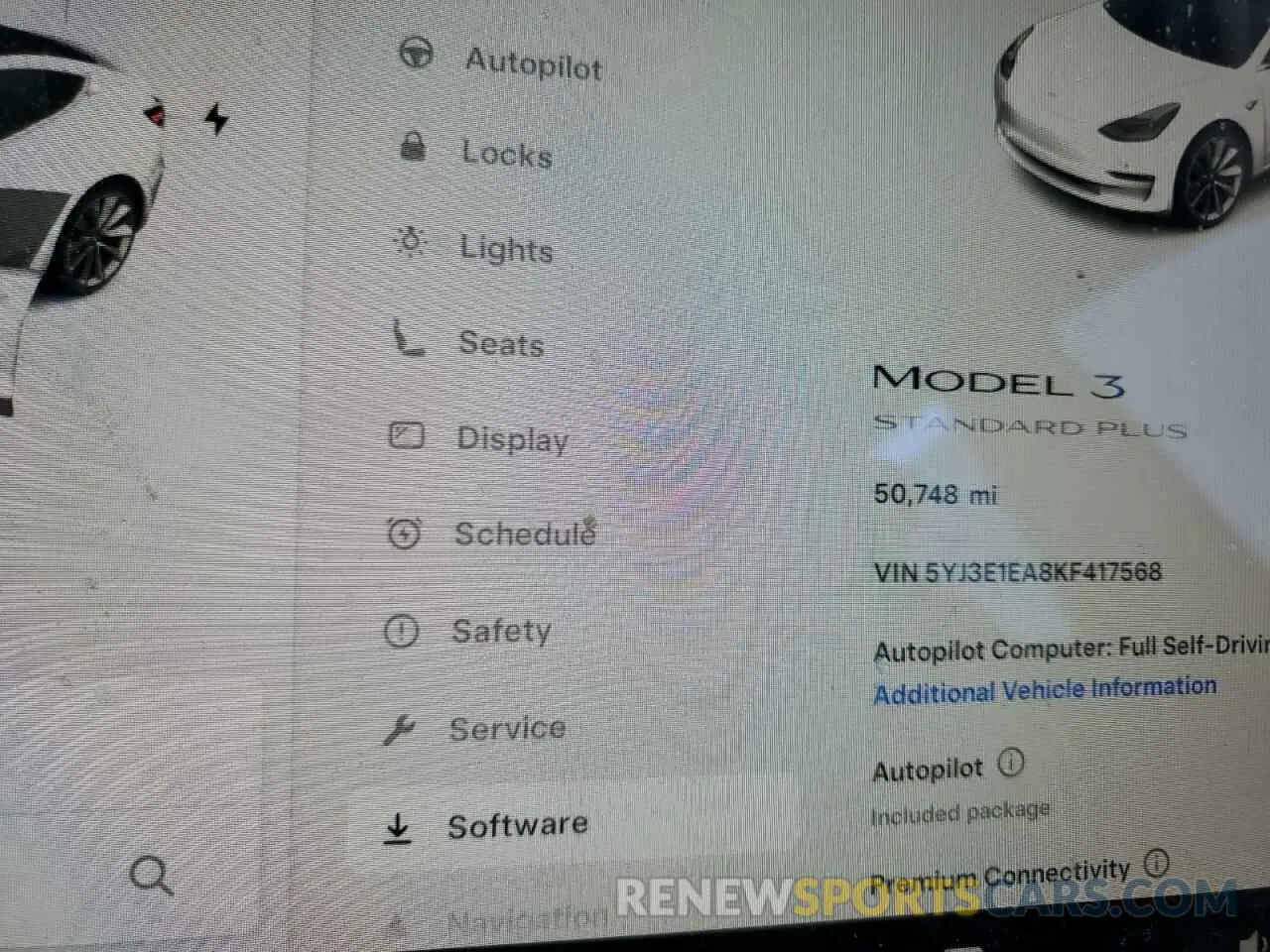9 Photograph of a damaged car 5YJ3E1EA8KF417568 TESLA MODEL 3 2019