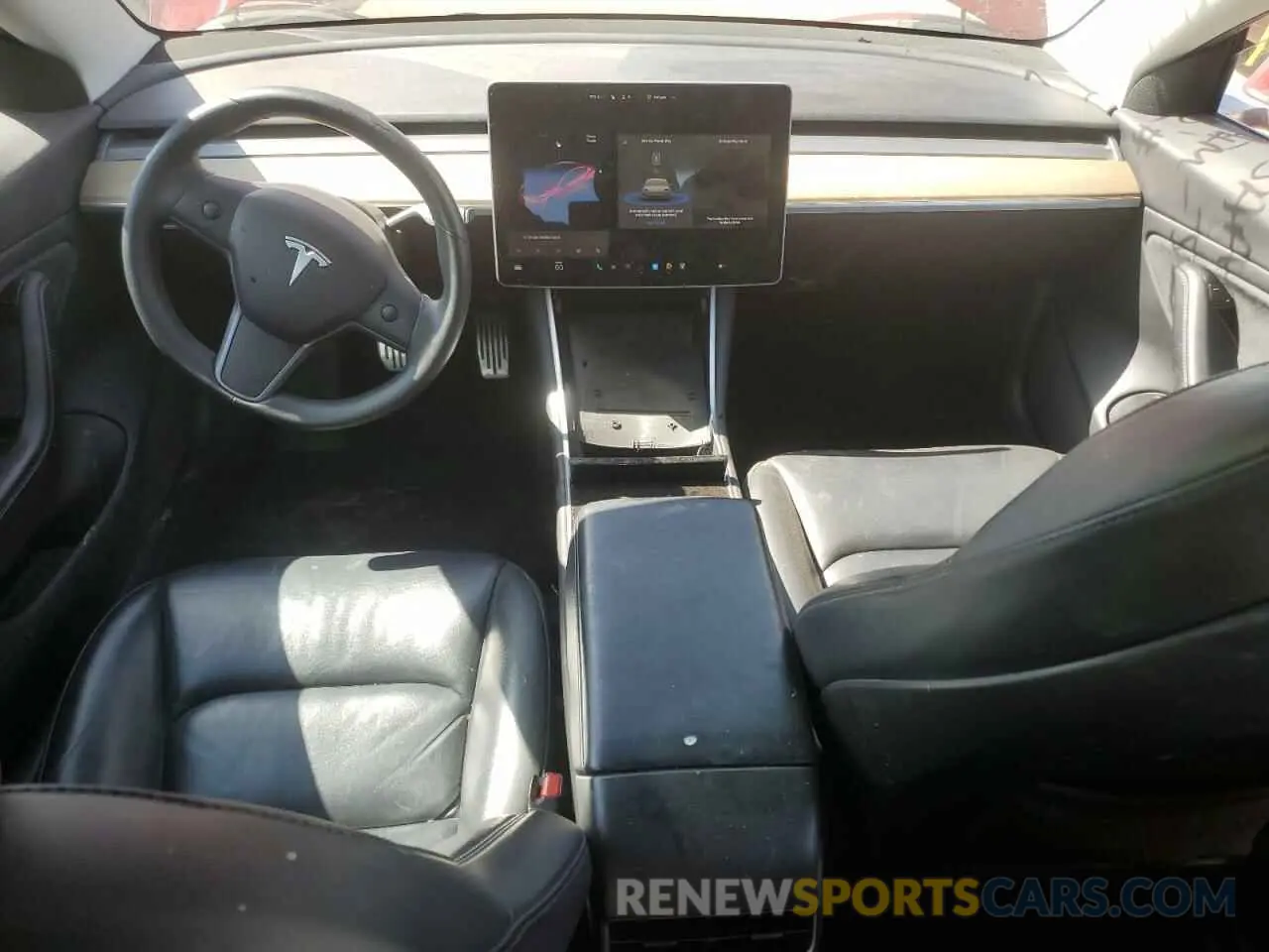 8 Photograph of a damaged car 5YJ3E1EA8KF483473 TESLA MODEL 3 2019