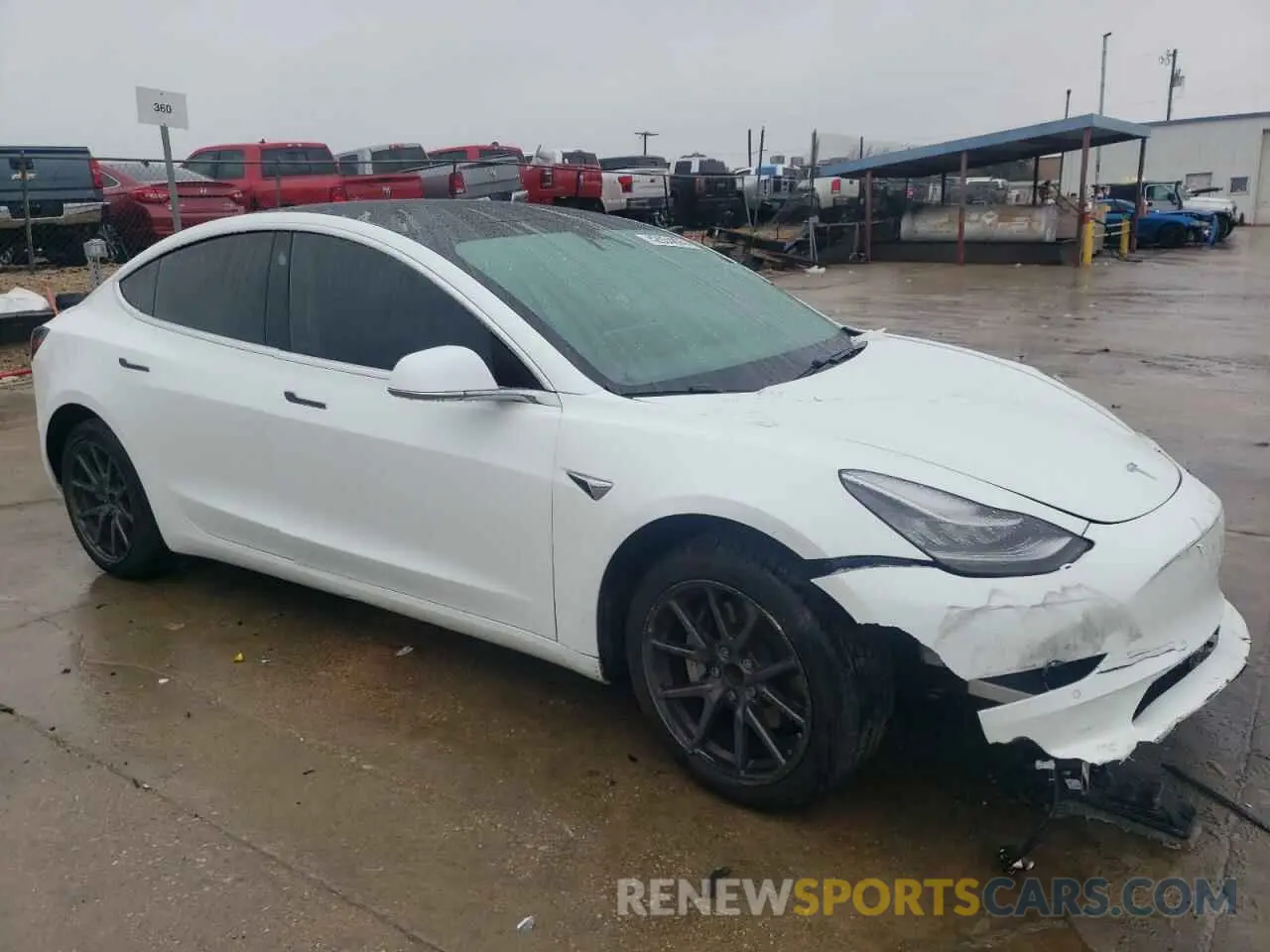 4 Фотография поврежденного автомобиля 5YJ3E1EA8KF485000 TESLA MODEL 3 2019