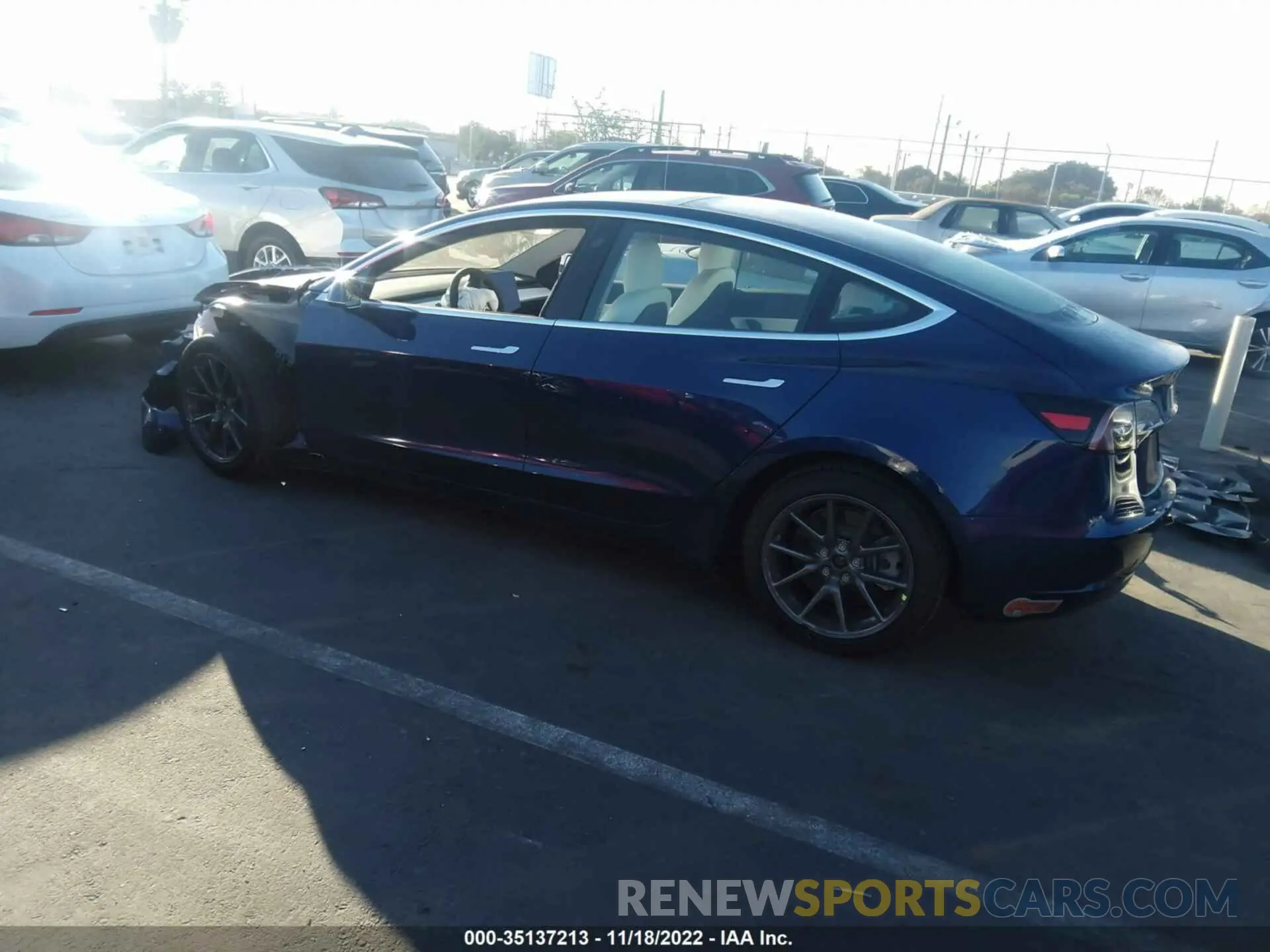 3 Photograph of a damaged car 5YJ3E1EA8KF519629 TESLA MODEL 3 2019