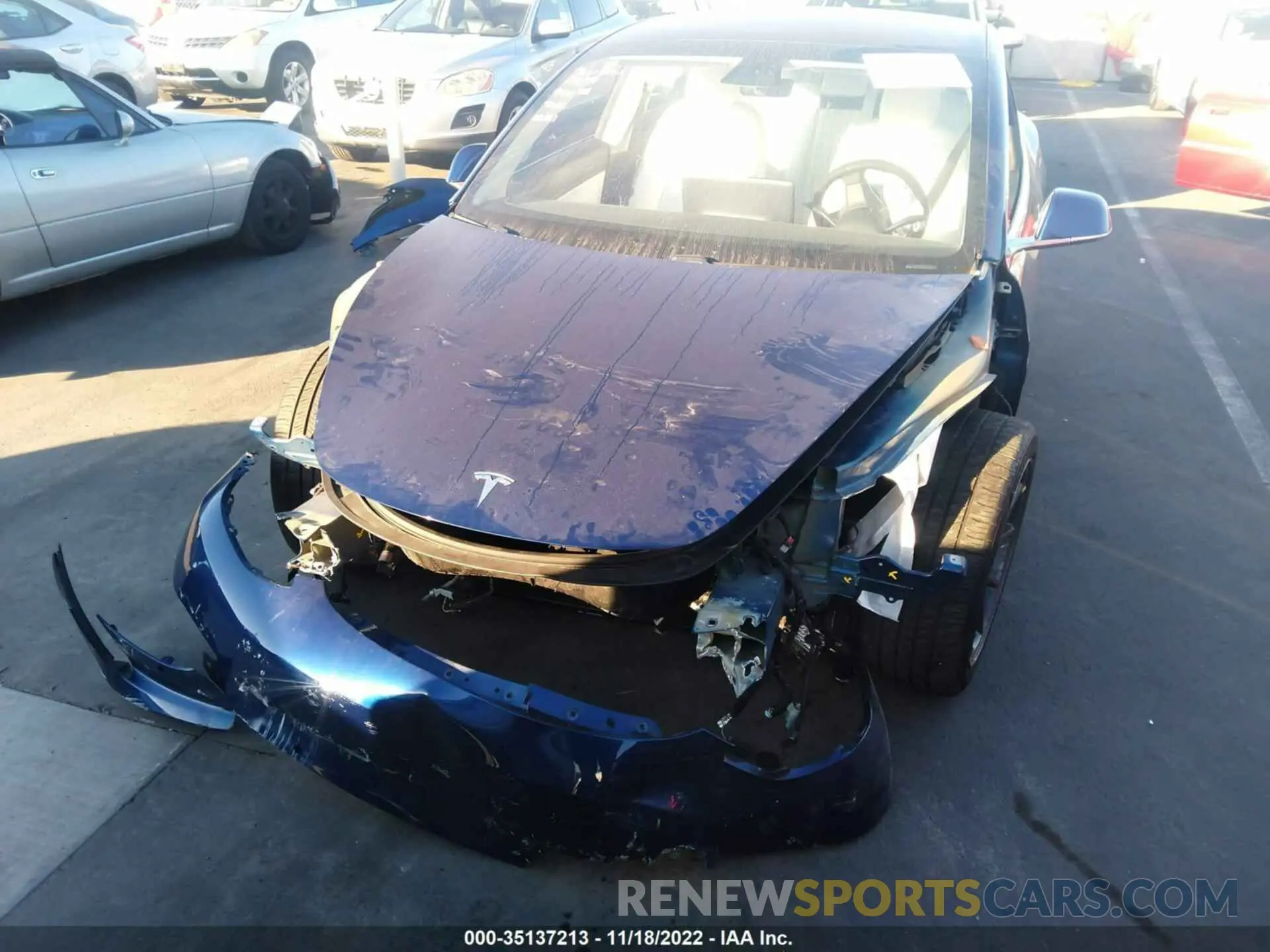 6 Photograph of a damaged car 5YJ3E1EA8KF519629 TESLA MODEL 3 2019