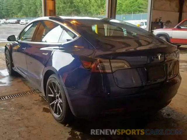 3 Photograph of a damaged car 5YJ3E1EA9KF299403 TESLA MODEL 3 2019