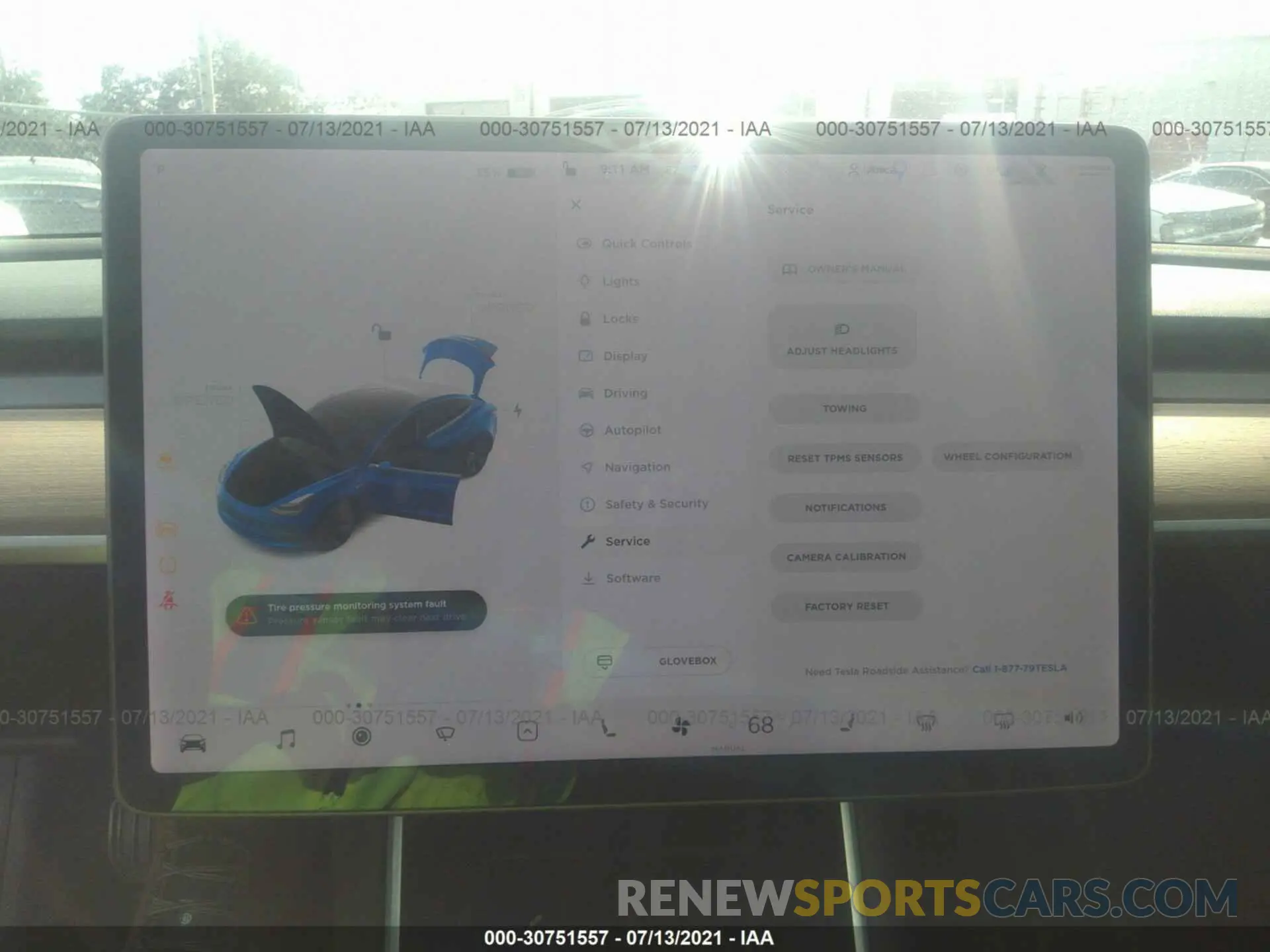 7 Photograph of a damaged car 5YJ3E1EA9KF299529 TESLA MODEL 3 2019