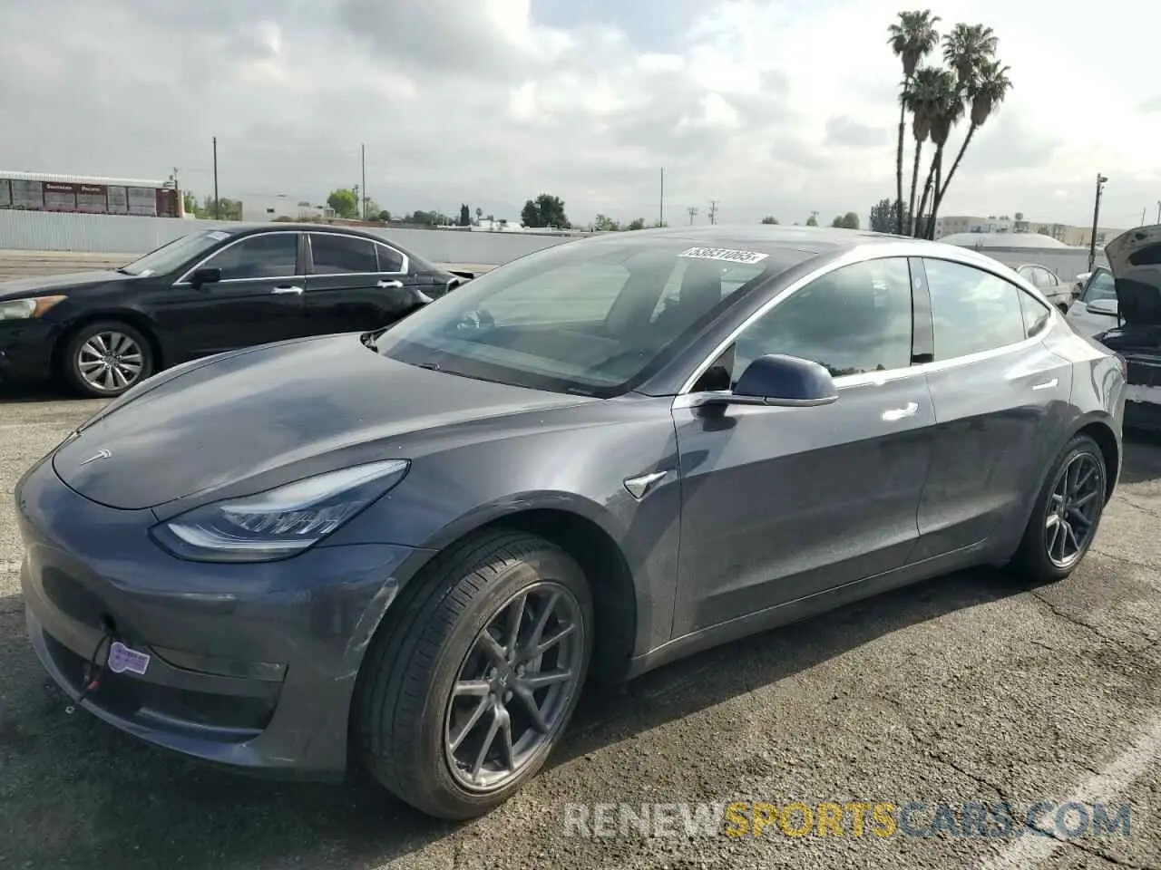 1 Photograph of a damaged car 5YJ3E1EA9KF307659 TESLA MODEL 3 2019