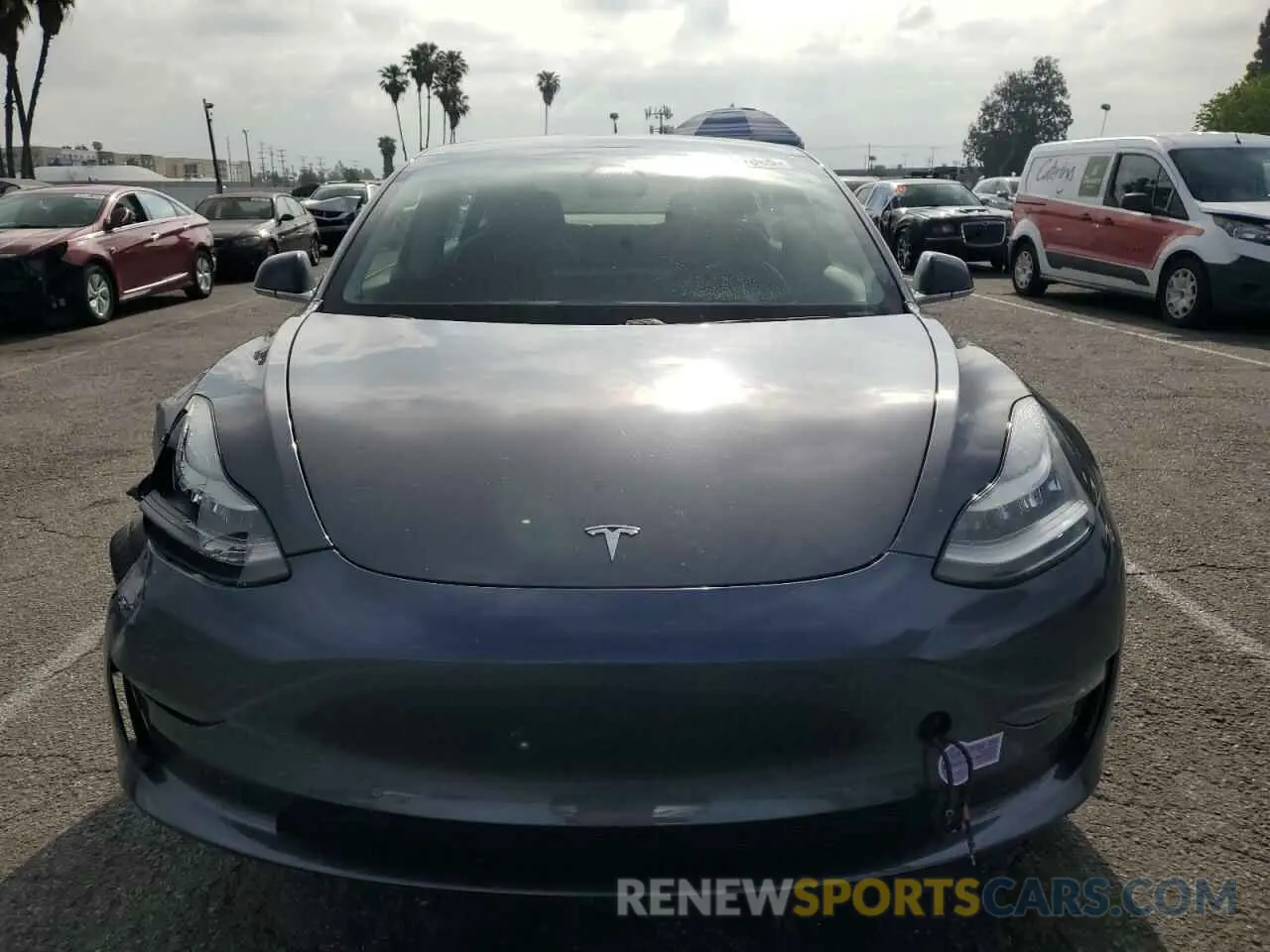 5 Photograph of a damaged car 5YJ3E1EA9KF307659 TESLA MODEL 3 2019
