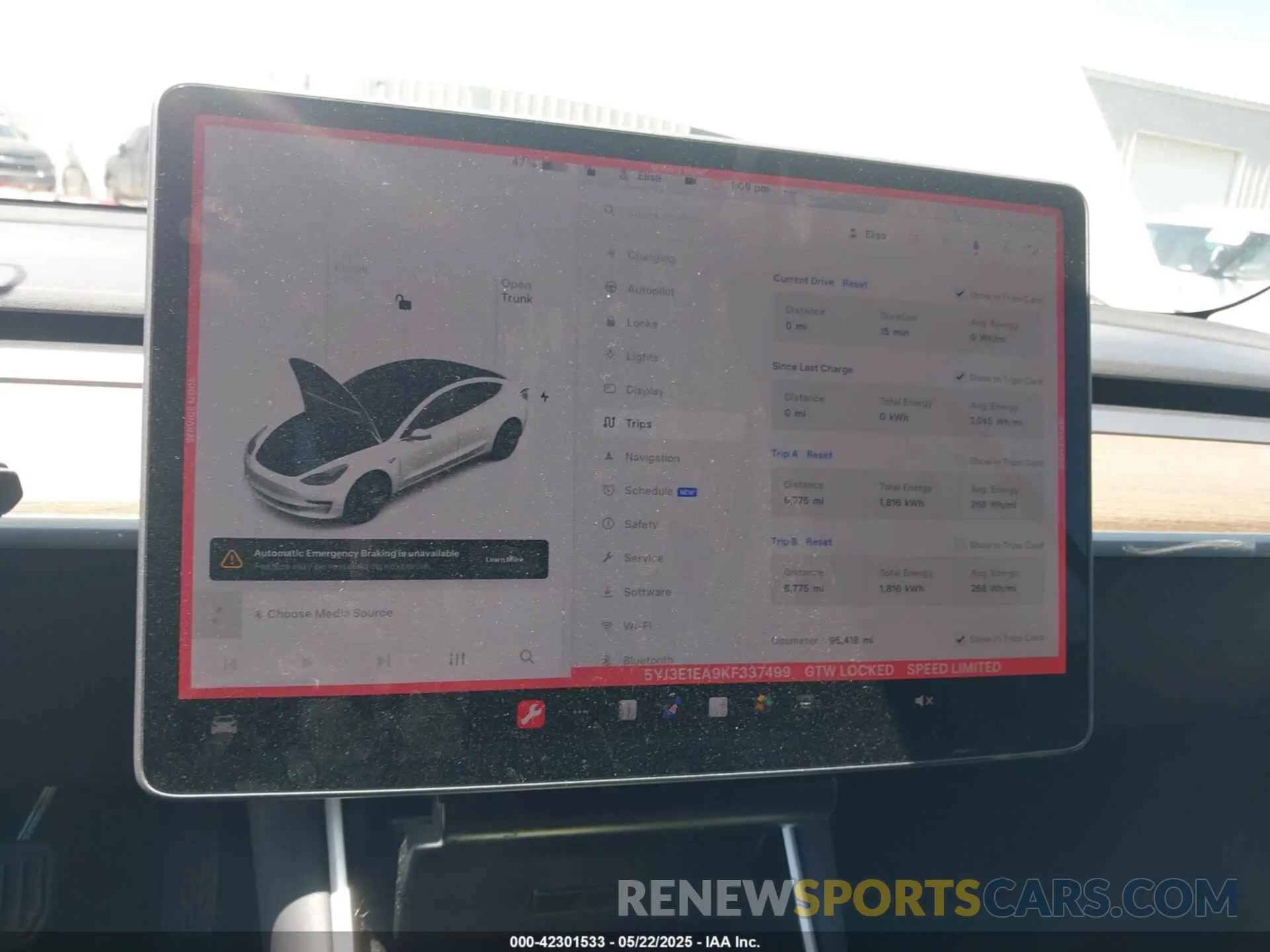 19 Фотография поврежденного автомобиля 5YJ3E1EA9KF337499 TESLA MODEL 3 2019