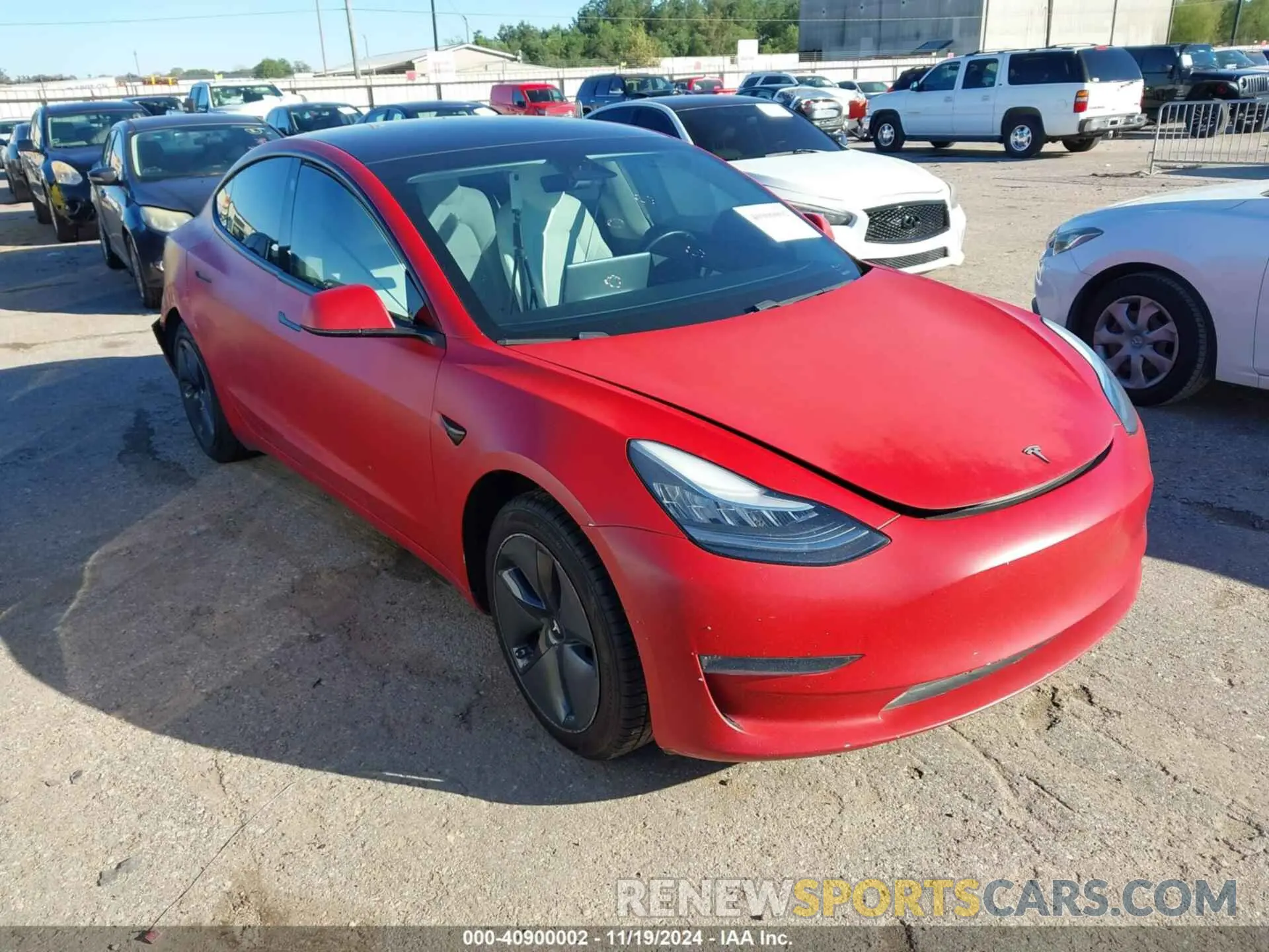 1 Фотография поврежденного автомобиля 5YJ3E1EA9KF413156 TESLA MODEL 3 2019