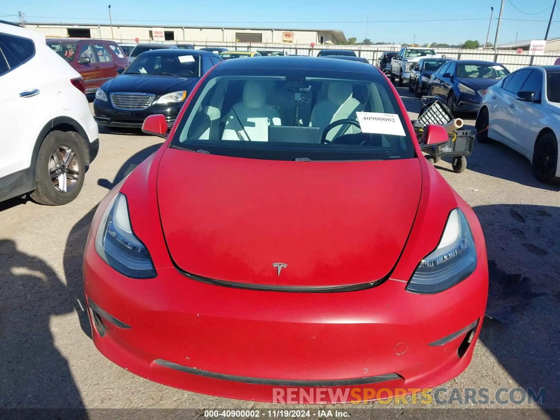 11 Фотография поврежденного автомобиля 5YJ3E1EA9KF413156 TESLA MODEL 3 2019