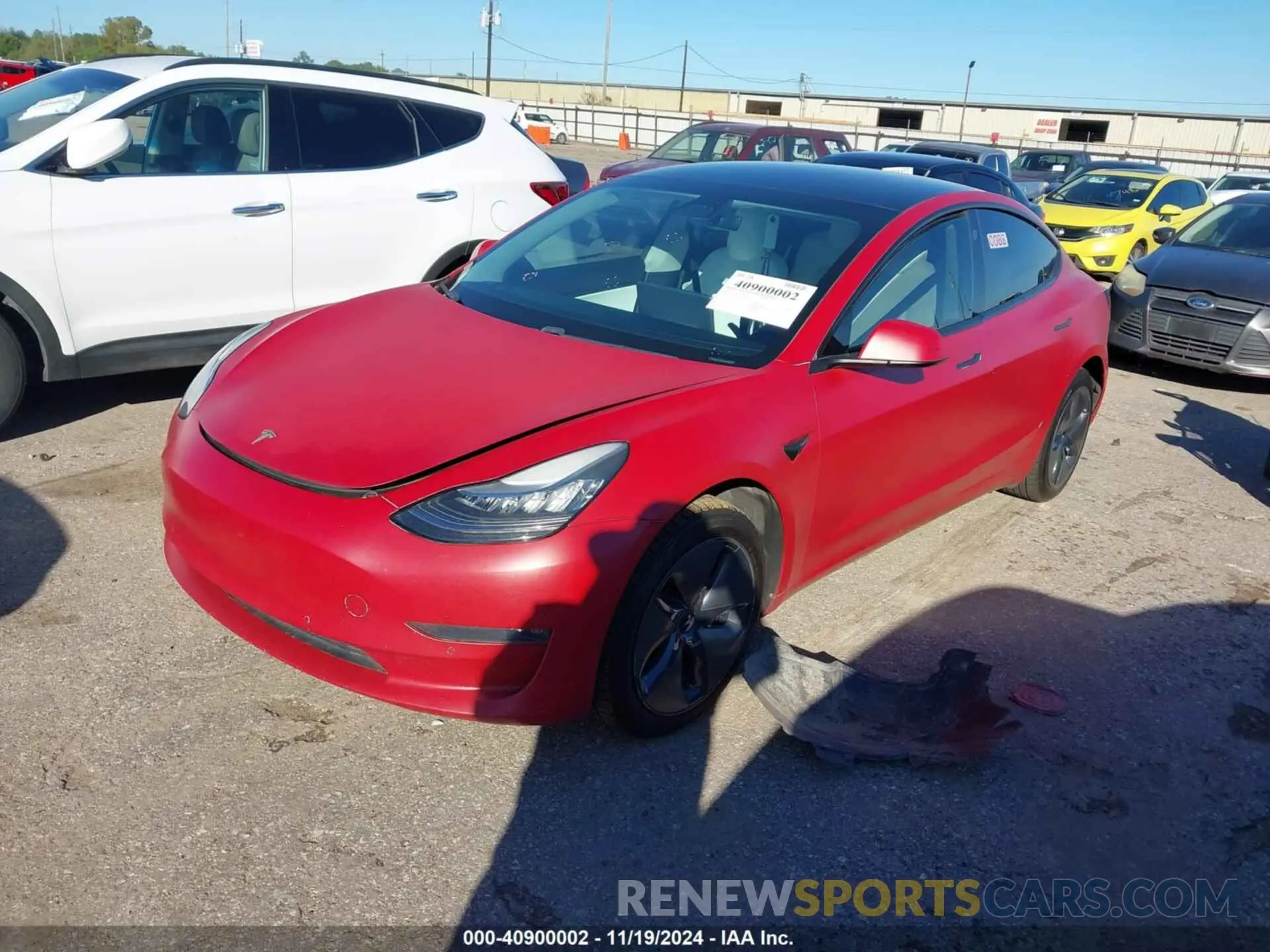 2 Фотография поврежденного автомобиля 5YJ3E1EA9KF413156 TESLA MODEL 3 2019