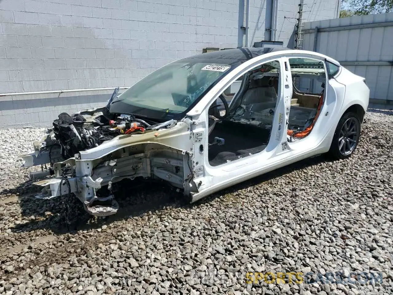 1 Фотография поврежденного автомобиля 5YJ3E1EA9KF416834 TESLA MODEL 3 2019